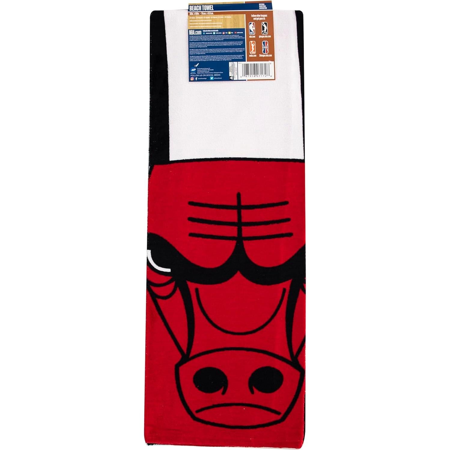 Toalla de Playa Unisex Chicago Bulls 76x152 cm Northwest