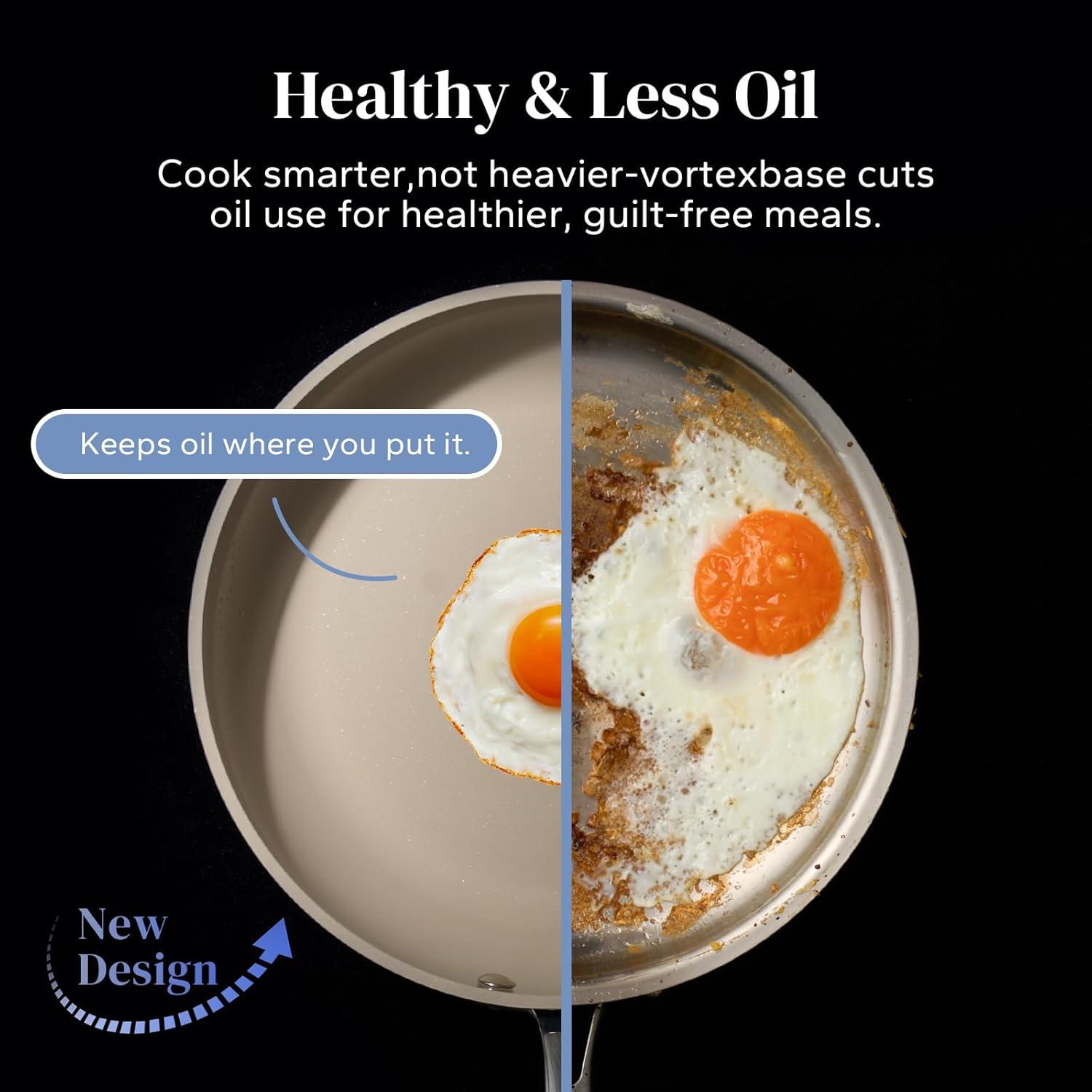 Sartén Cerámica Redchef 11" (27.94 cm) con Tapa 3.5QT