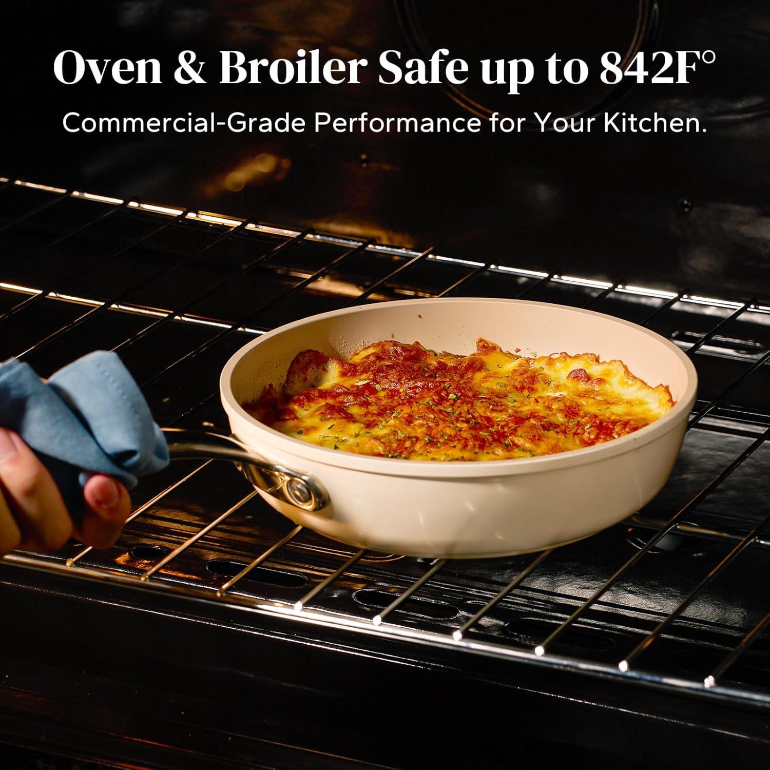 Sartén Cerámica Redchef 11" (27.94 cm) con Tapa 3.5QT