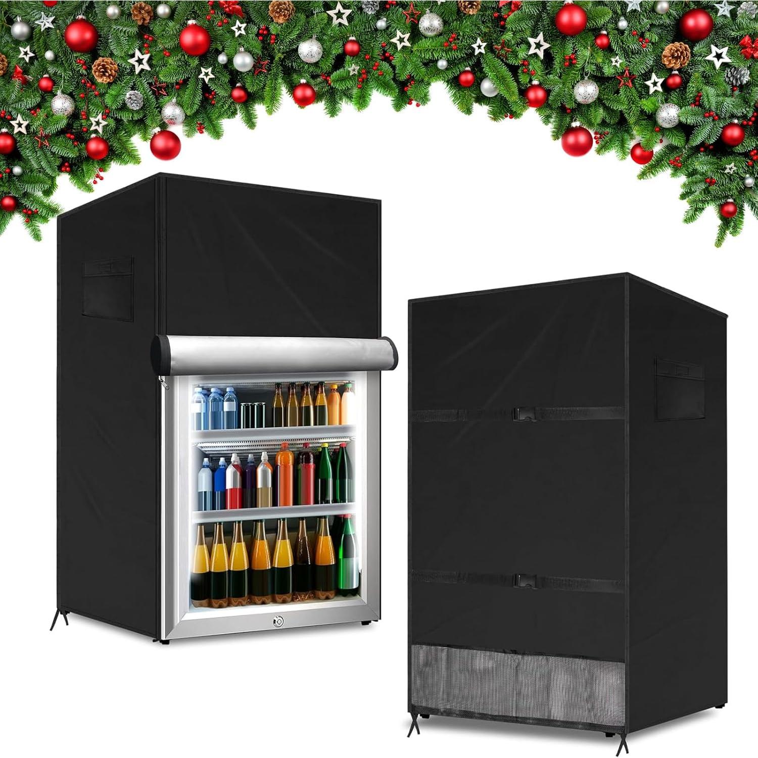 Cubierta para Refrigerador Vertical Coldairsoap 56x58x86cm Negra