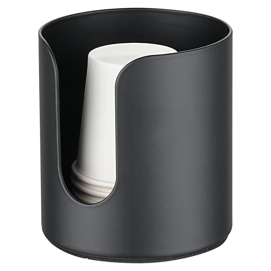 Dispensador de Tazas de Baño JQK Negro 3 oz y 5 oz
