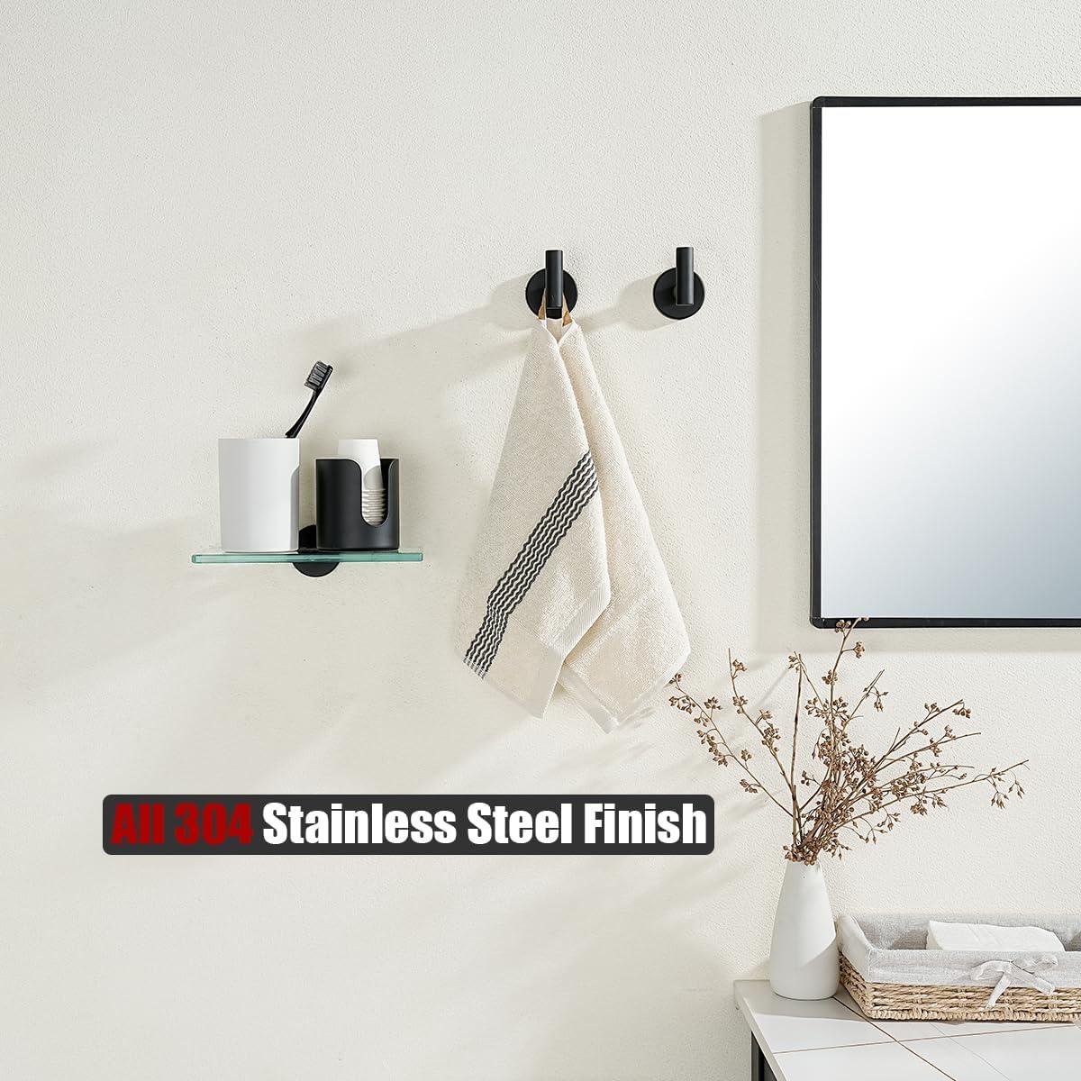 Dispensador de Tazas de Baño JQK Negro 3 oz y 5 oz