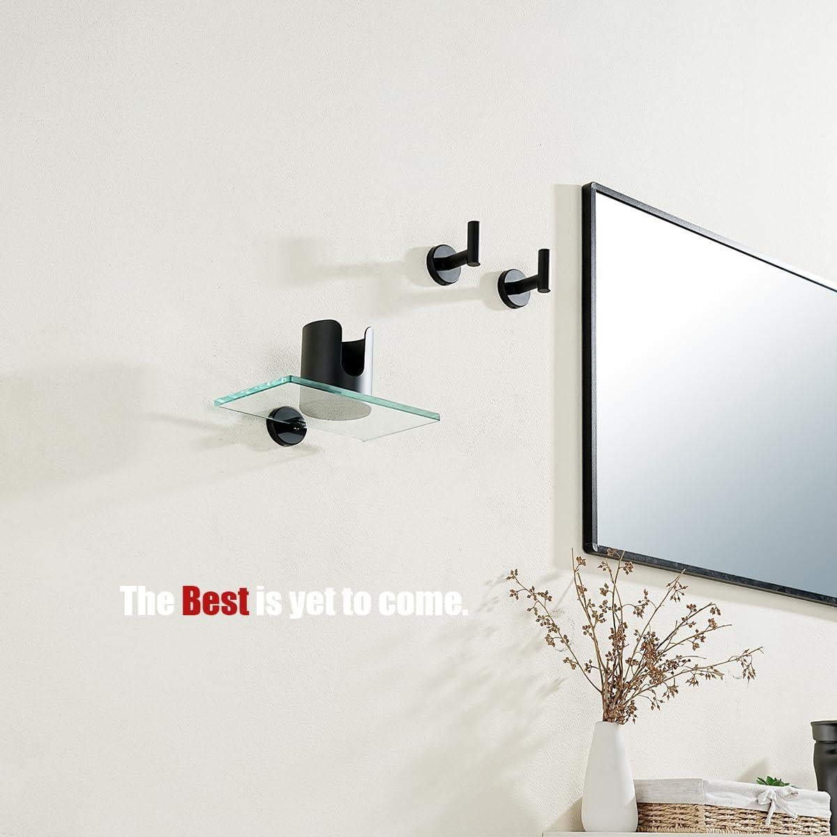 Dispensador de Tazas de Baño JQK Negro 3 oz y 5 oz