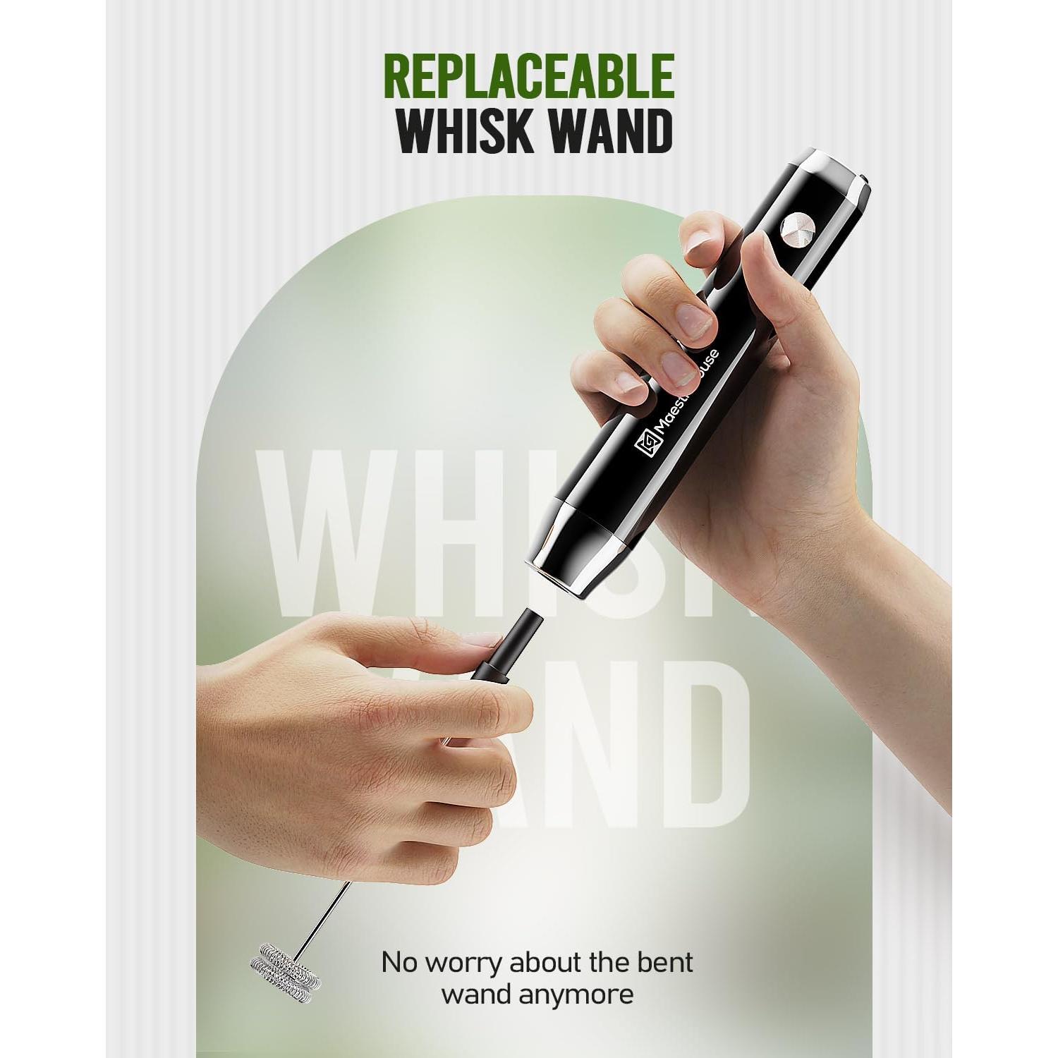 Espumador de Leche Recargable Maestri House MMF-BX07 300ml