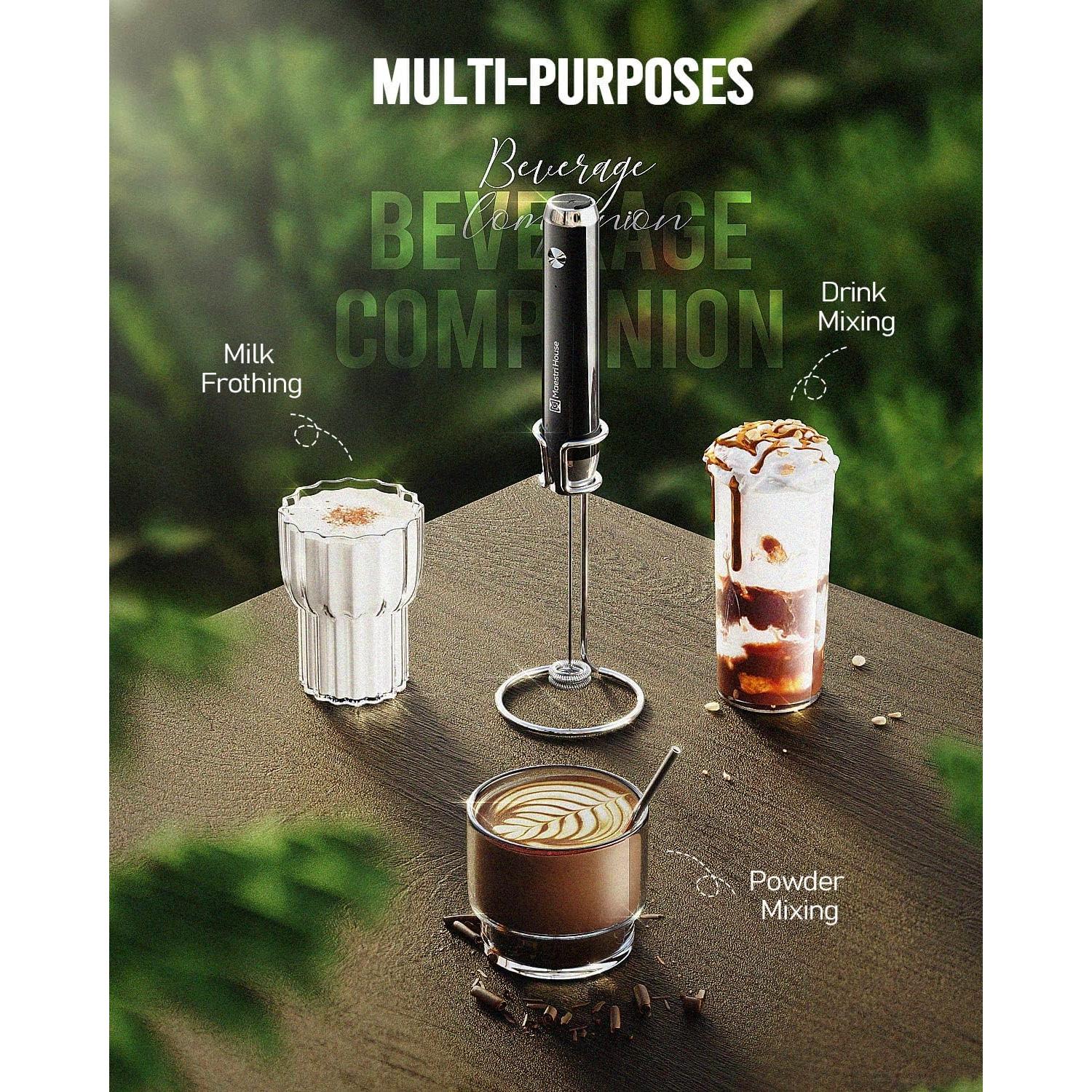 Espumador de Leche Recargable Maestri House MMF-BX07 300ml