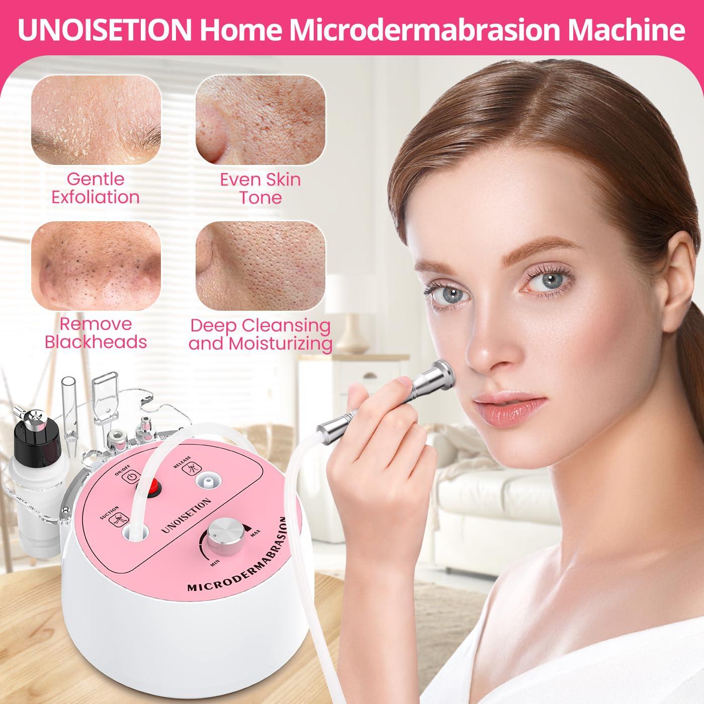 Máquina de Microdermoabrasión UNOISETION 3 en 1 Rosa