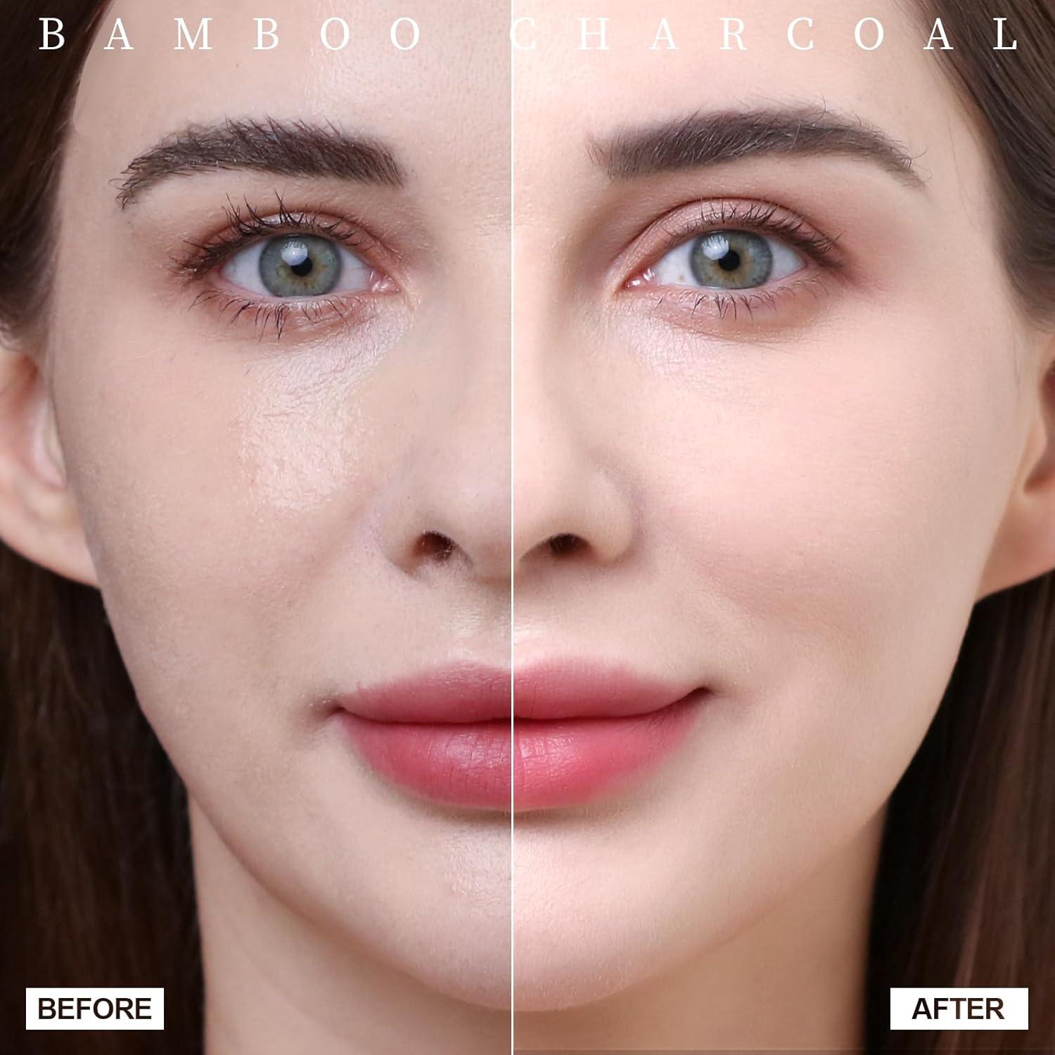 Hojas Absorbentes de Aceite Teenitor 200 Unidades Carbón de Bambú