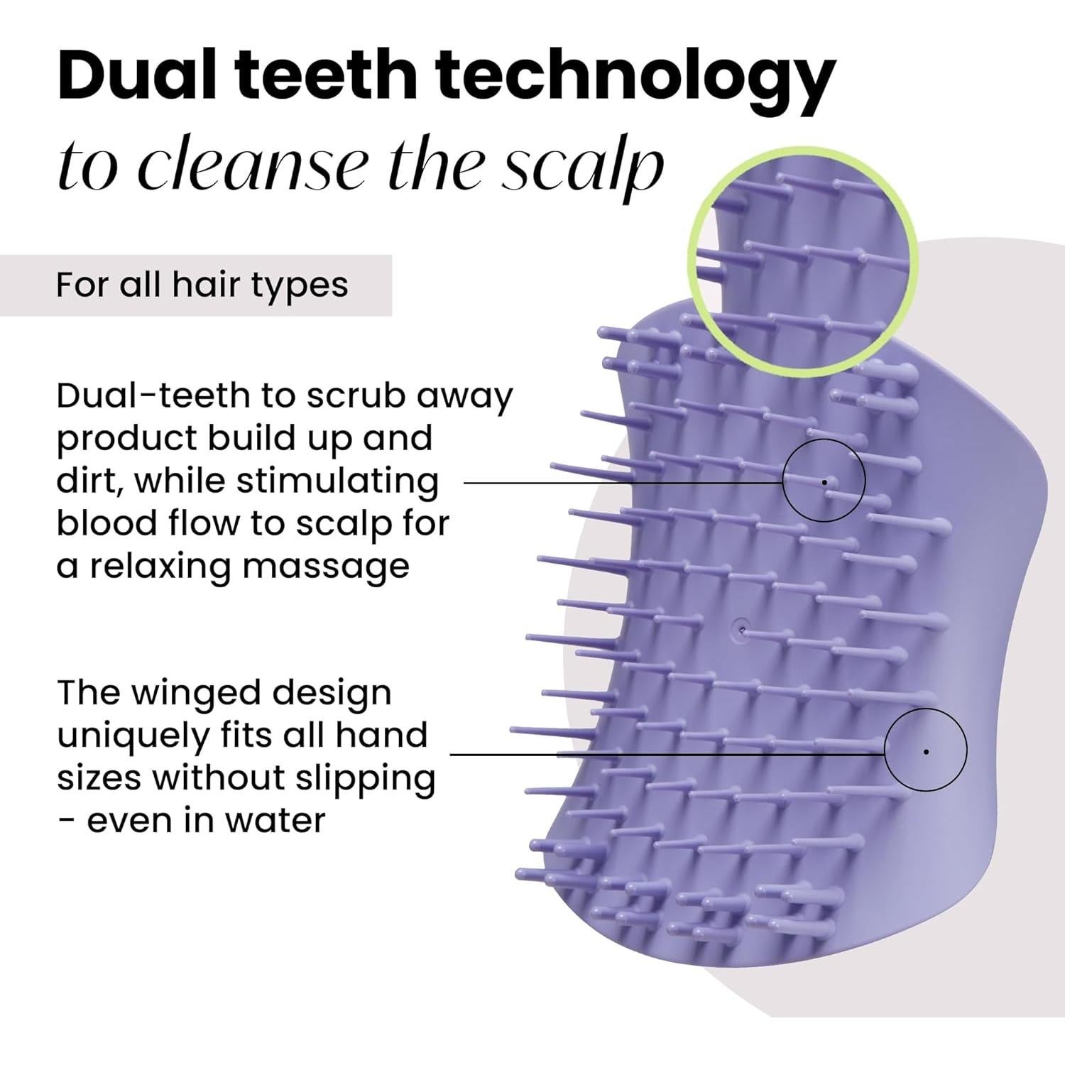 Cepillo Exfoliador Tangle Teezer Lavanda para Cuero Cabelludo