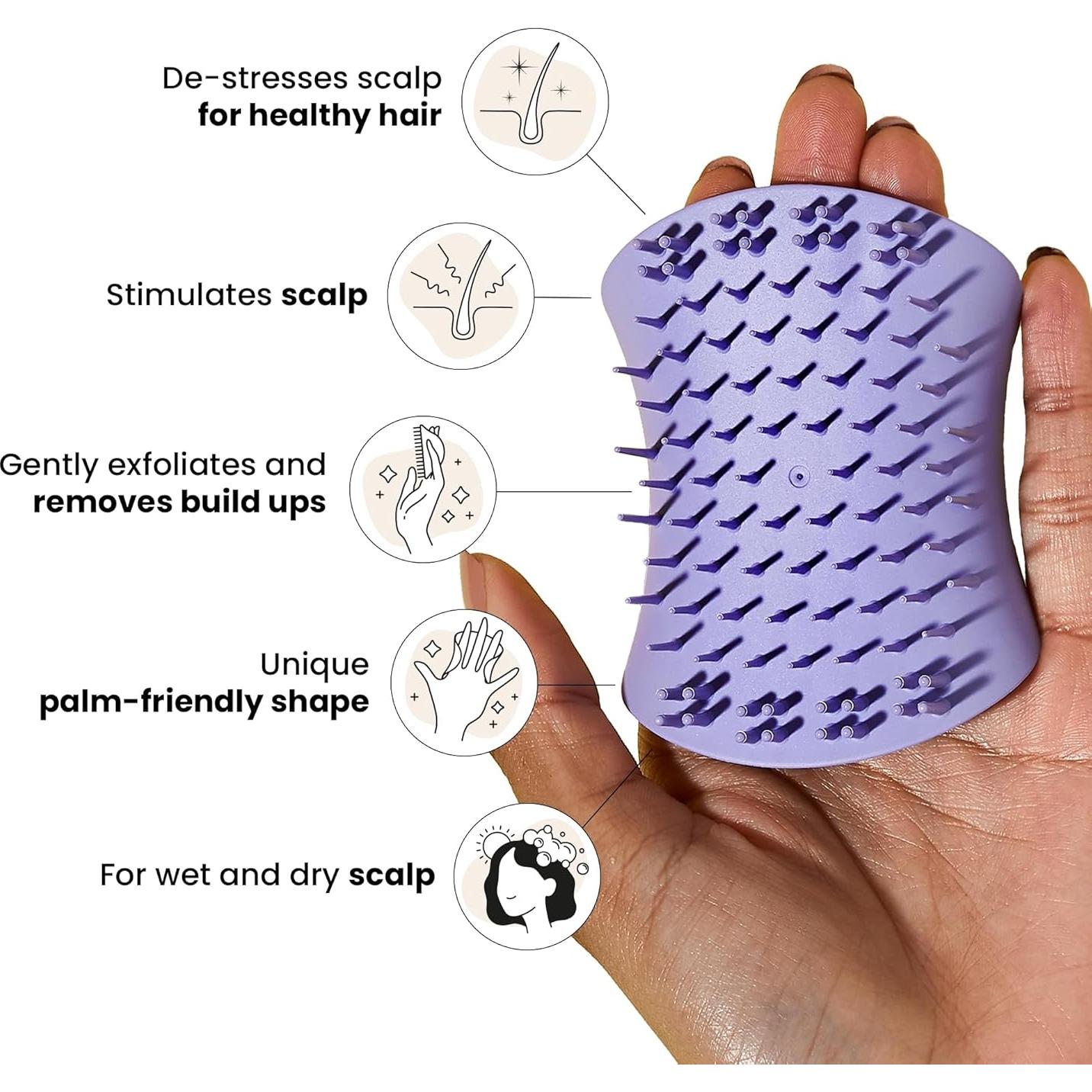 Cepillo Exfoliador Tangle Teezer Lavanda para Cuero Cabelludo