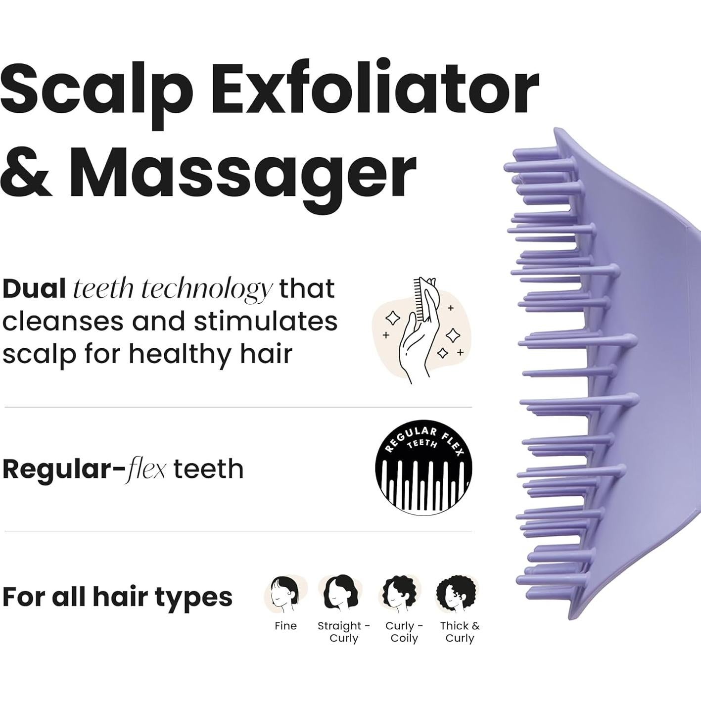 Cepillo Exfoliador Tangle Teezer Lavanda para Cuero Cabelludo