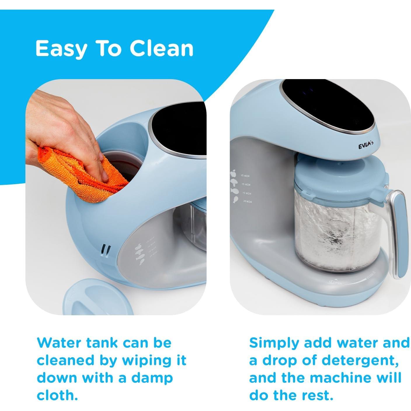 Procesador de Alimentos para Bebés EVLA'S, Licuadora y Vaporera