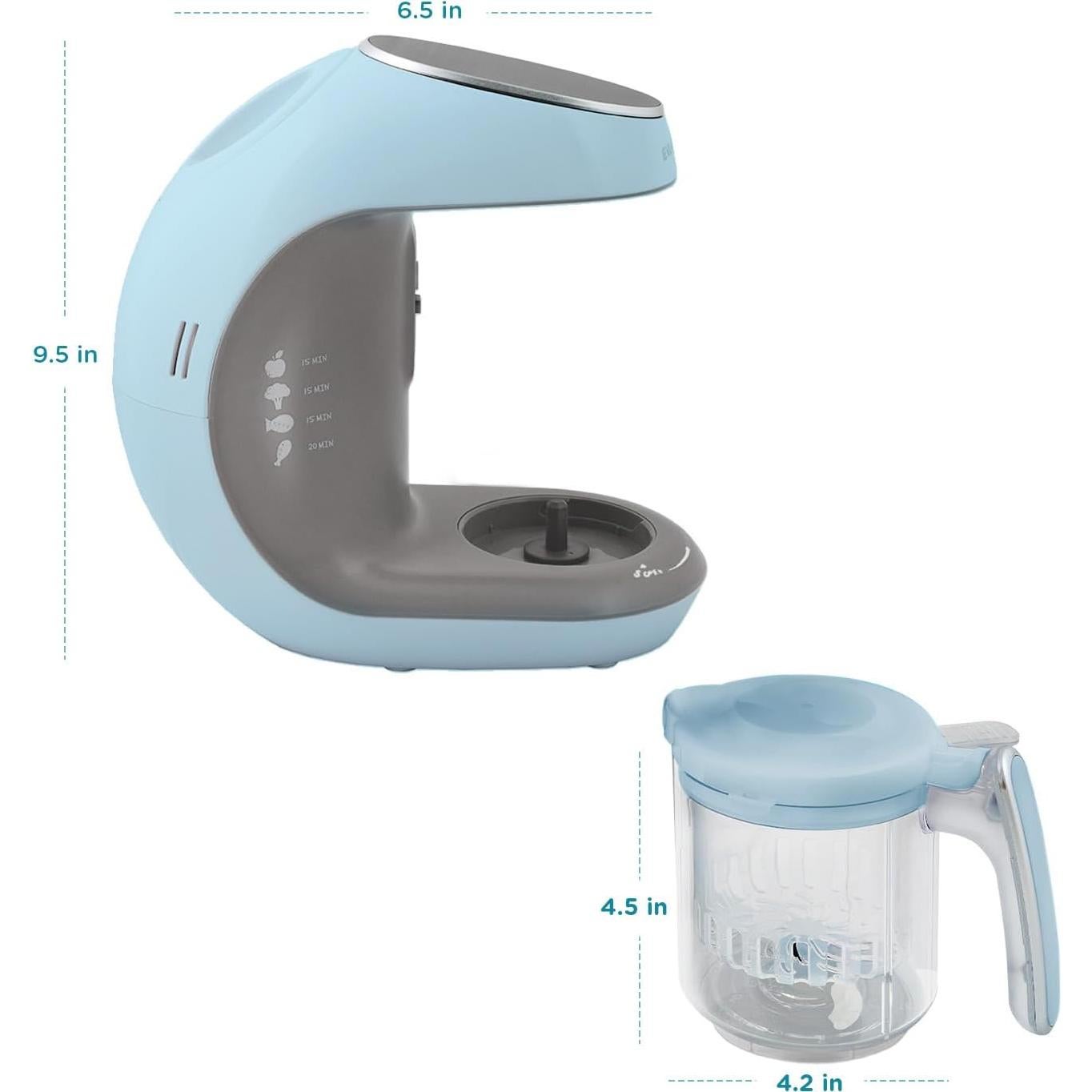 Procesador de Alimentos para Bebés EVLA'S, Licuadora y Vaporera