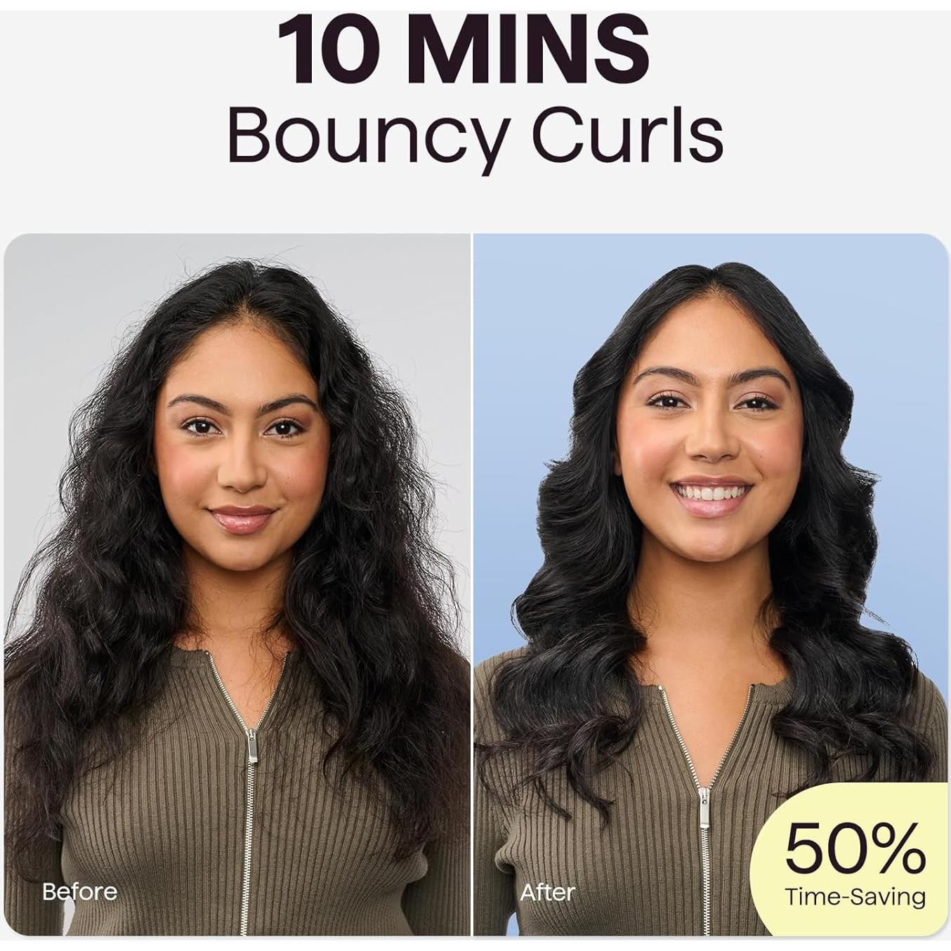 Plancha de Rizar Rotativa Wavytalk 2.54 cm Rosa 5 Temperaturas