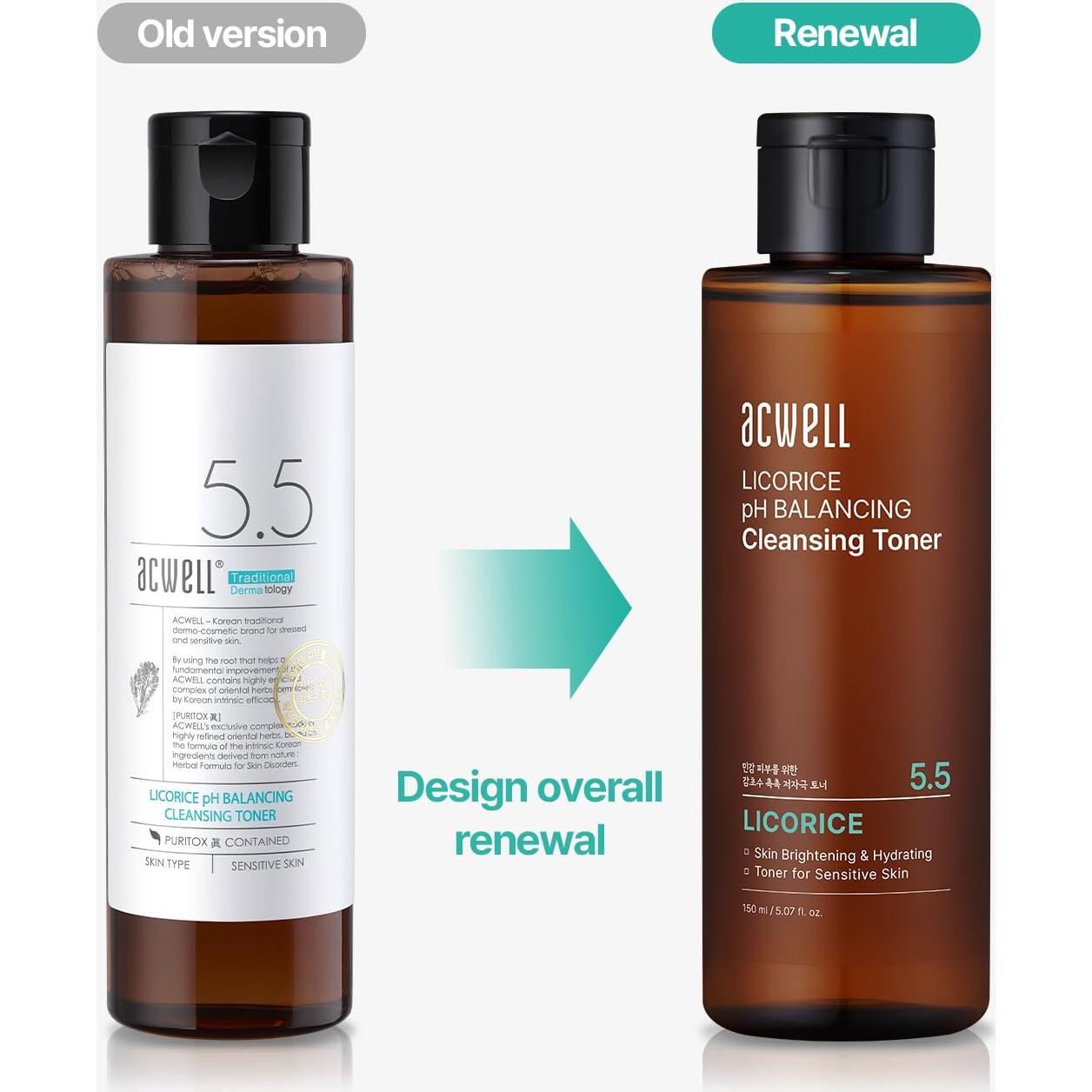 Tónico Facial Acwell 150 ml - Equilibrante pH 5.5 Sin Alcohol