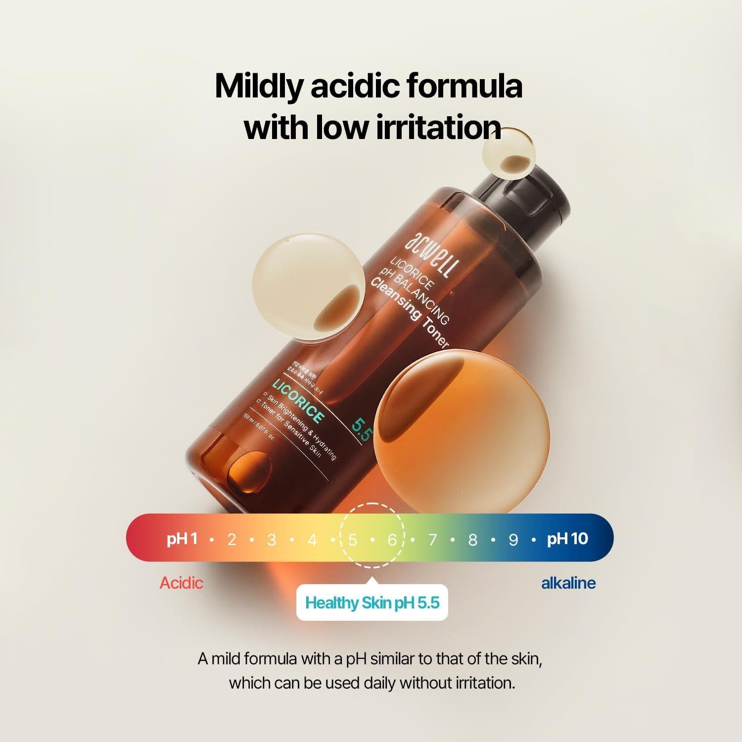 Tónico Facial Acwell 150 ml - Equilibrante pH 5.5 Sin Alcohol