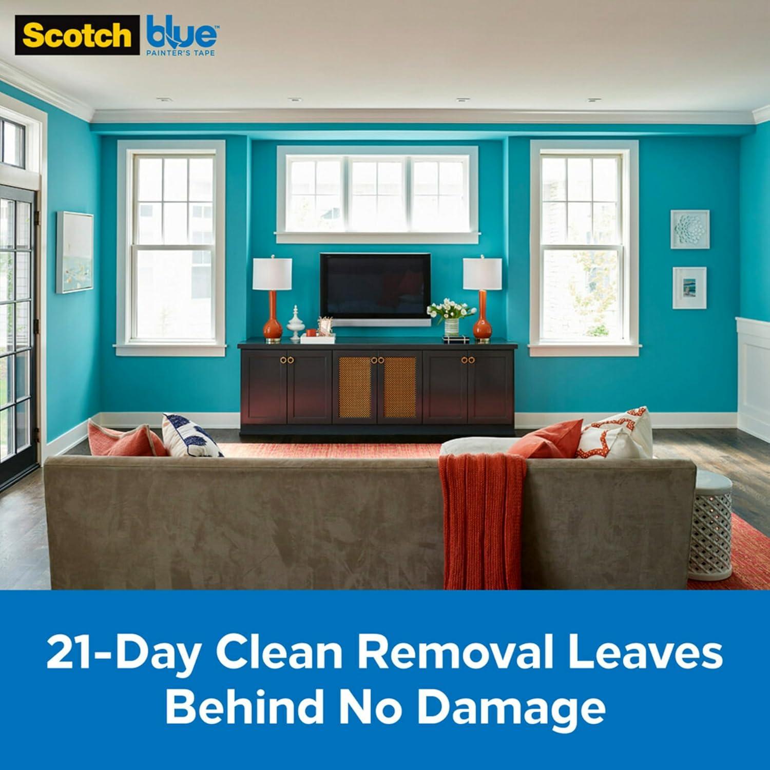 Cinta ScotchBlue + Plástico 61 cm x 27.4 m para Pintores