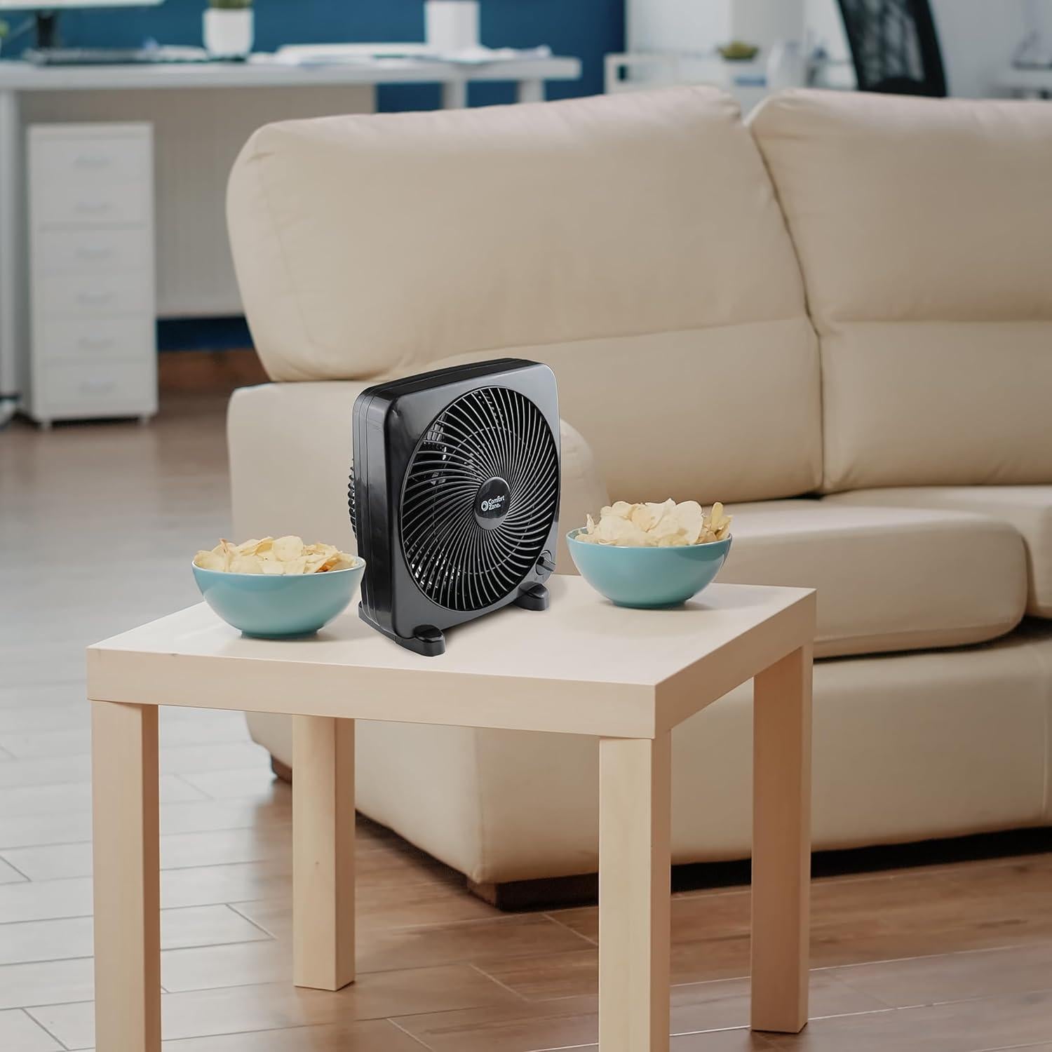 Ventilador de Mesa Comfort Zone 9" Silencioso 3 Velocidades