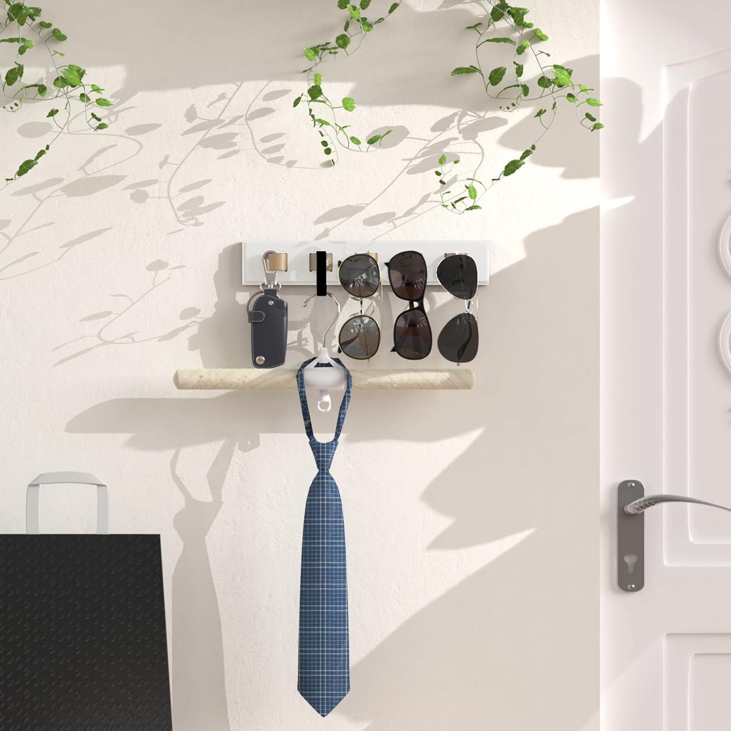 Organizador de Gafas de Sol Durmmur 3 Paquetes Madera Crema