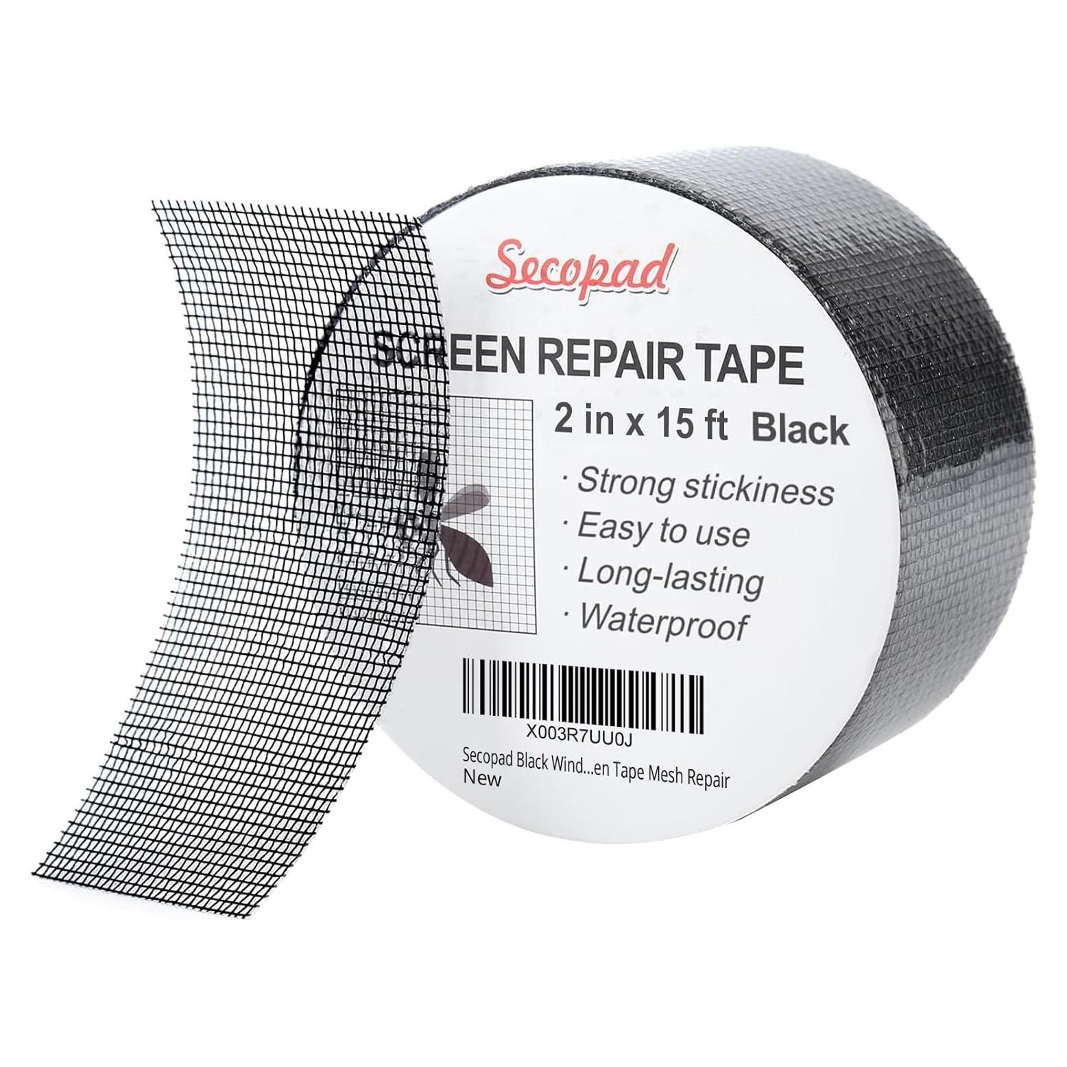 Cinta de Reparación de Pantalla Secopad 5 cm x 4.57 m Negra