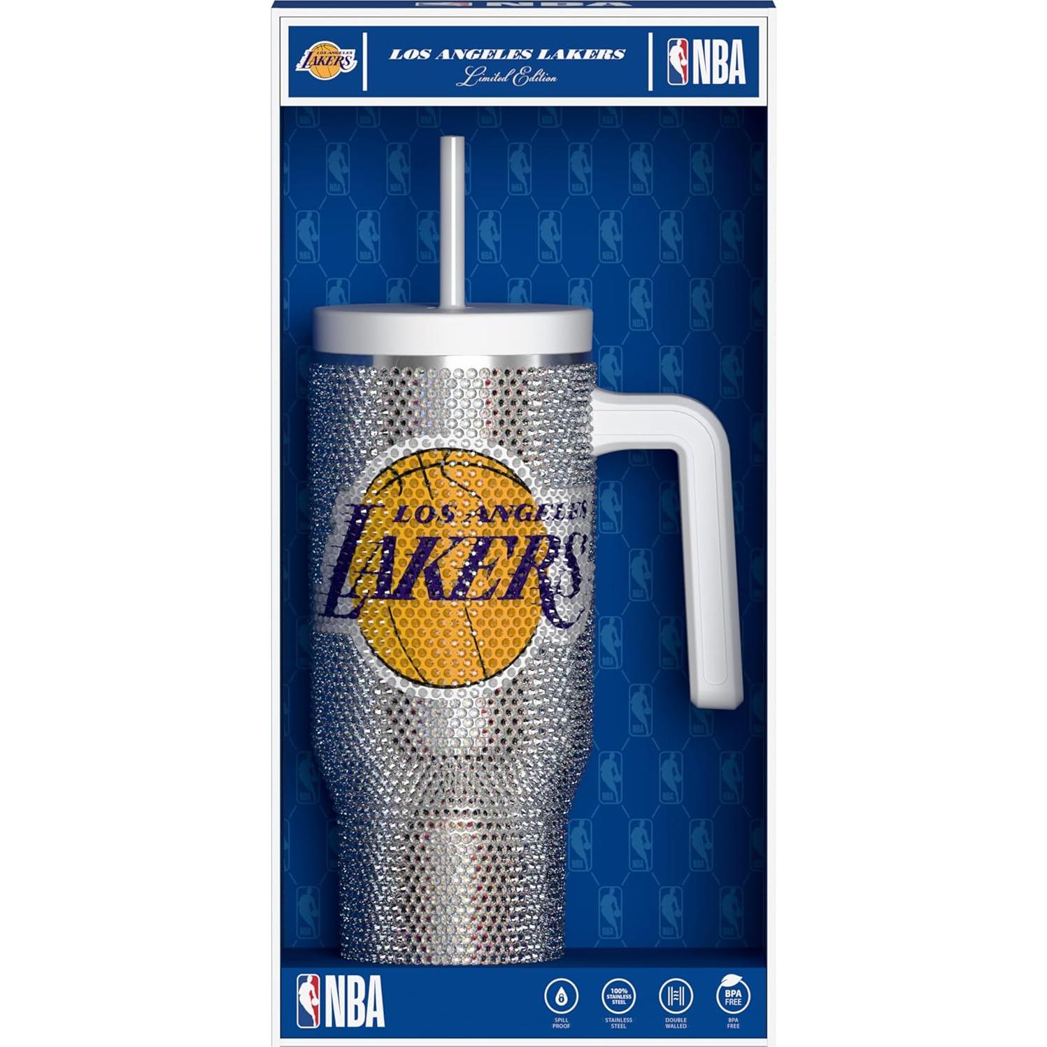 Taza Aislada Hydrapeak 1L Los Angeles Lakers con Asa