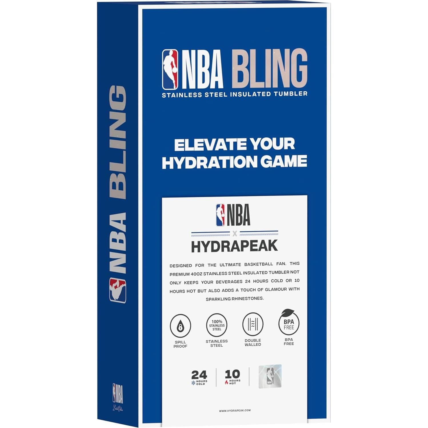 Taza Aislada Hydrapeak 1L Los Angeles Lakers con Asa