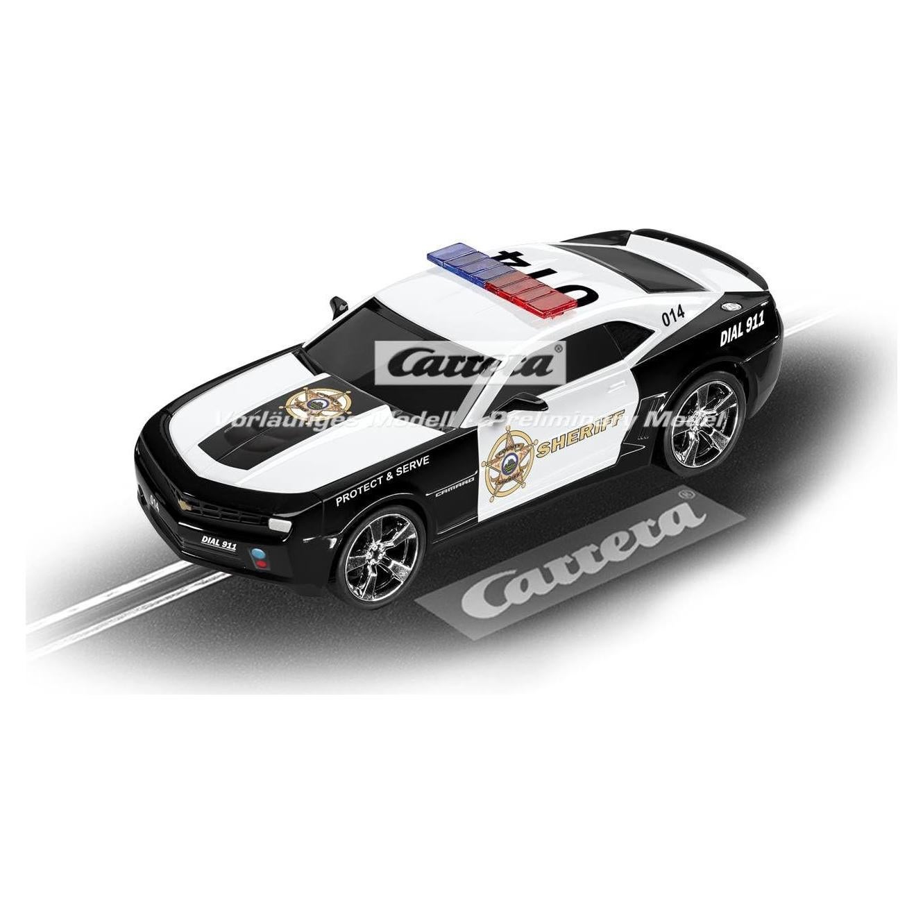 Auto Slot Car Carrera GO!!! Chevrolet Camaro ZL1 Sheriff 1:43