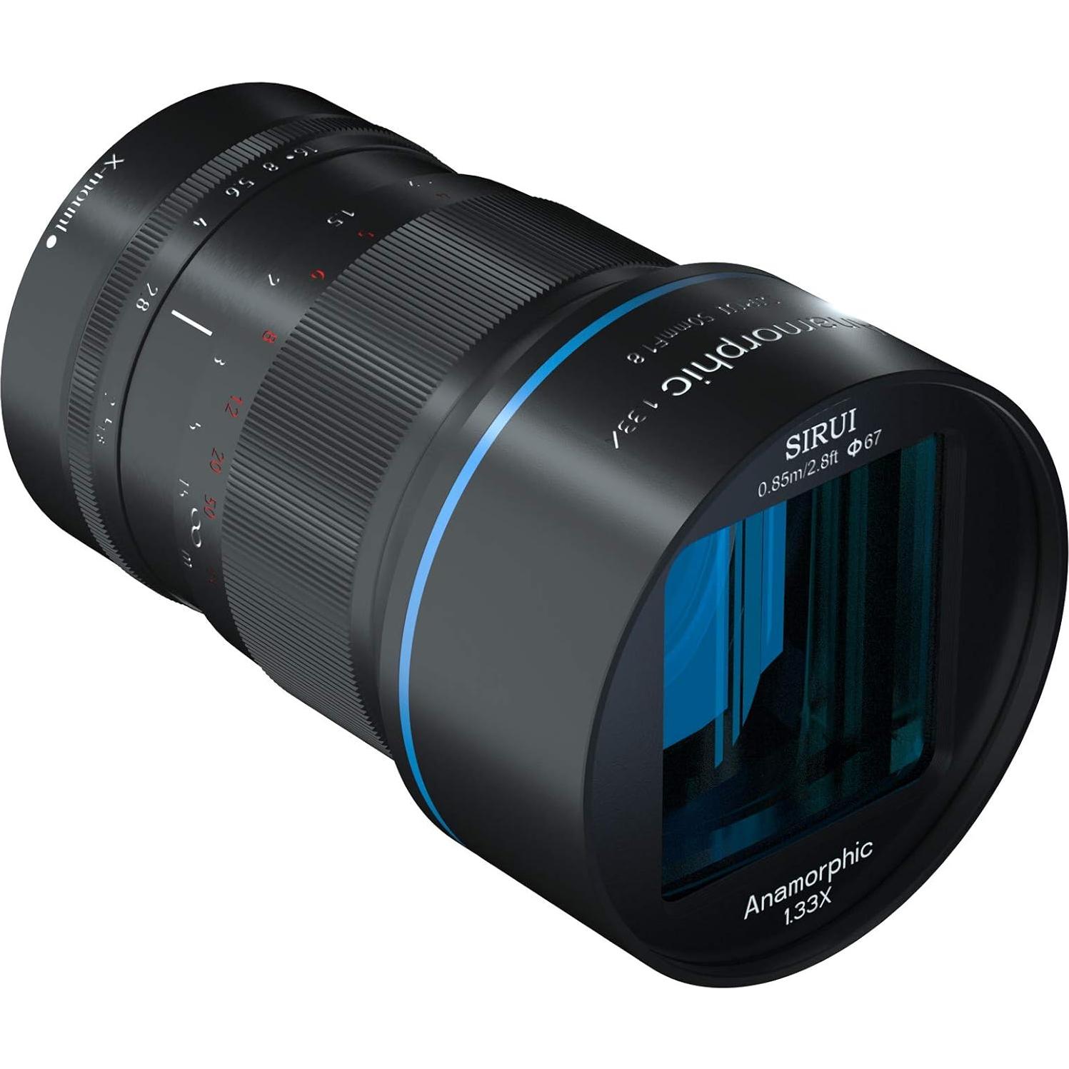 Lente Anamórfica SIRUI 50mm F1.8 Montura X 2.4:1