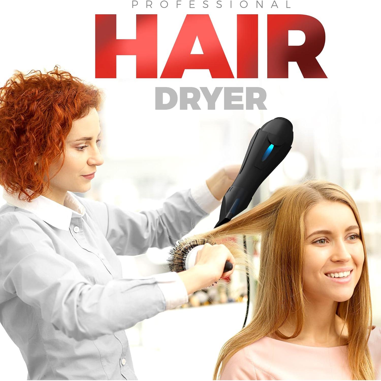 Secador de Pelo Profesional BELLFORNO 2200W Iónico con Difusor