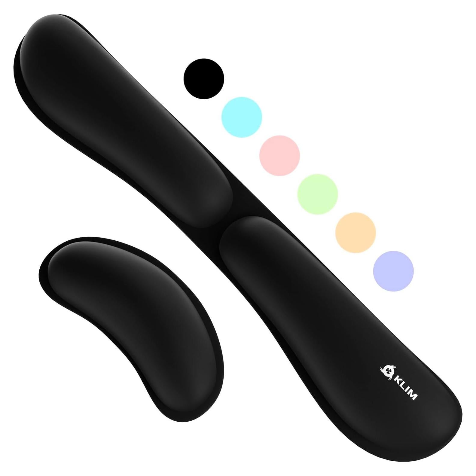 Reposamuñecas ergonómico KLIM para teclado y mouse - Espuma viscoelástica