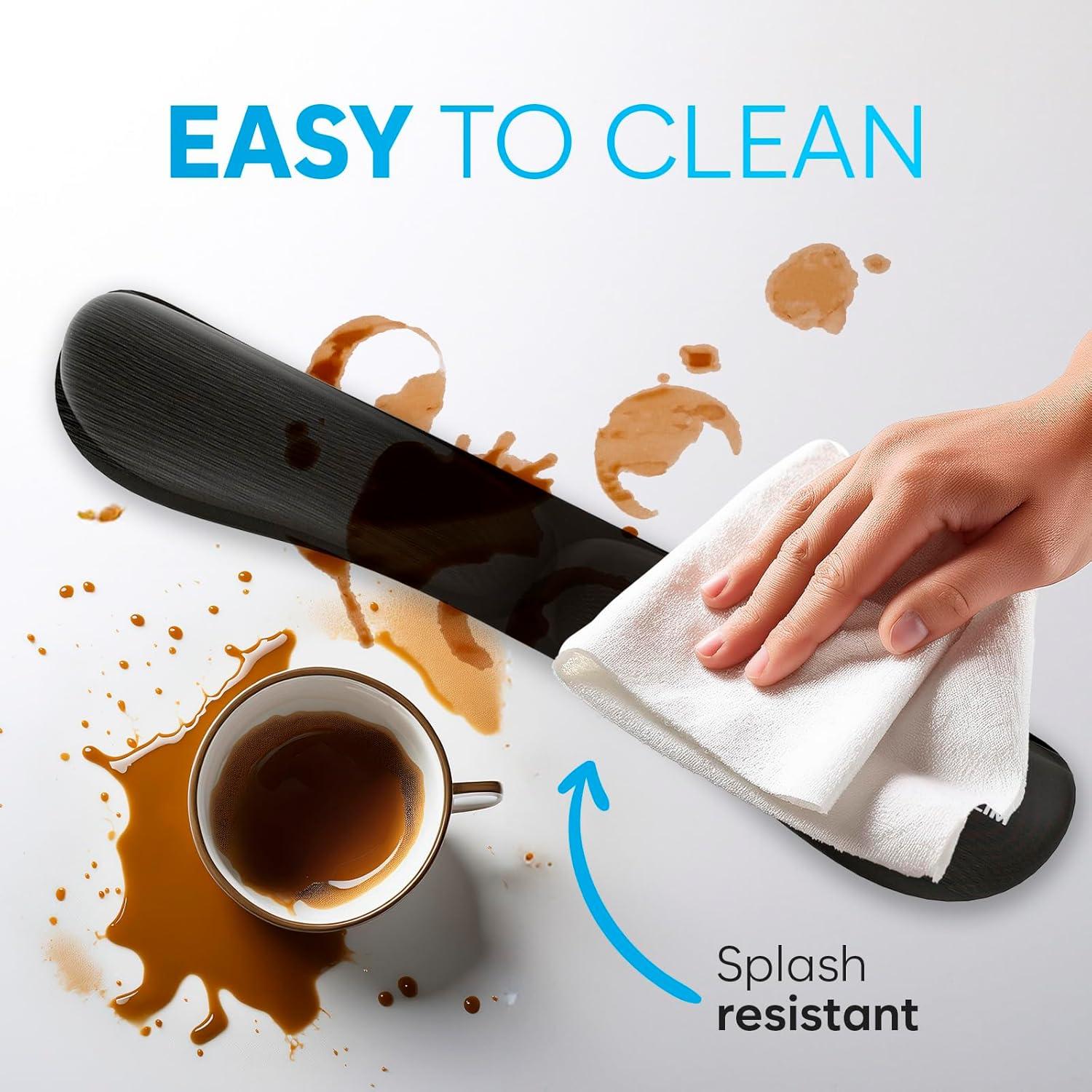 Reposamuñecas ergonómico KLIM para teclado y mouse - Espuma viscoelástica