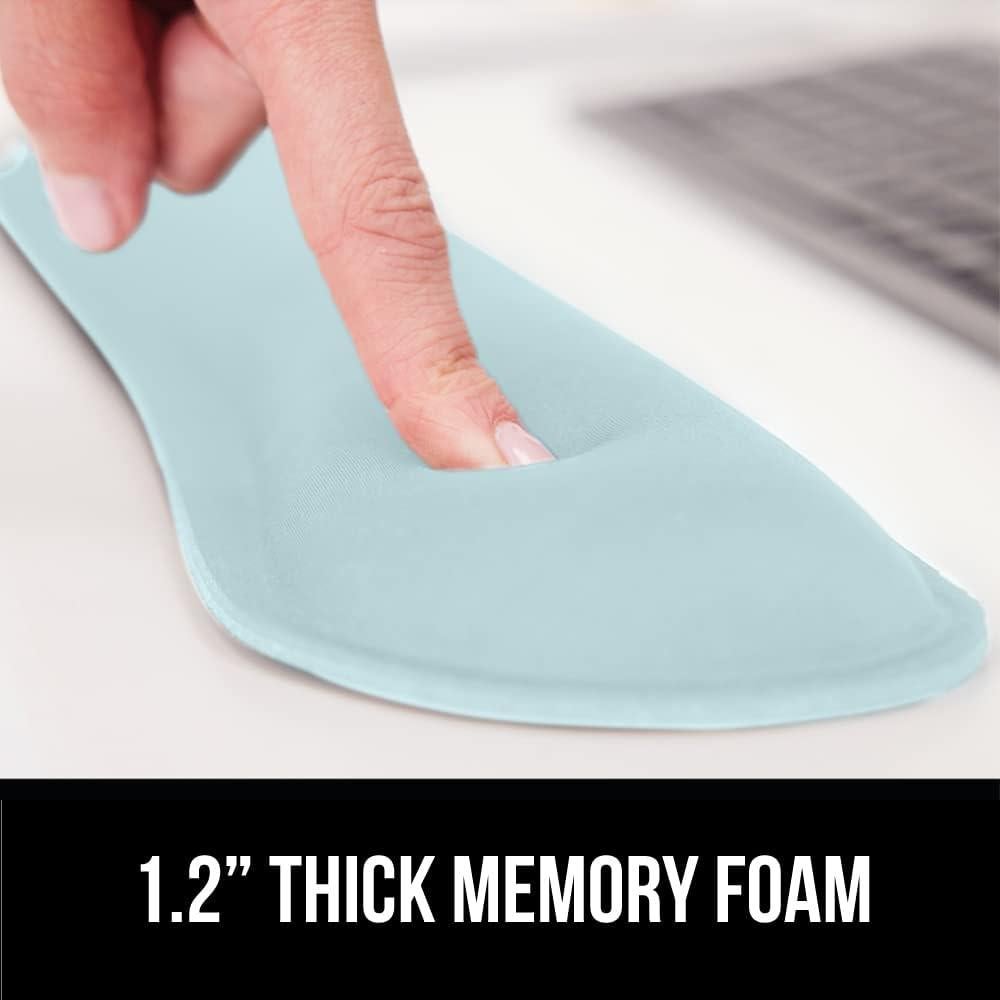 Reposabrazos Ergonómico Hills Point Gel Memory Foam Azul Cielo