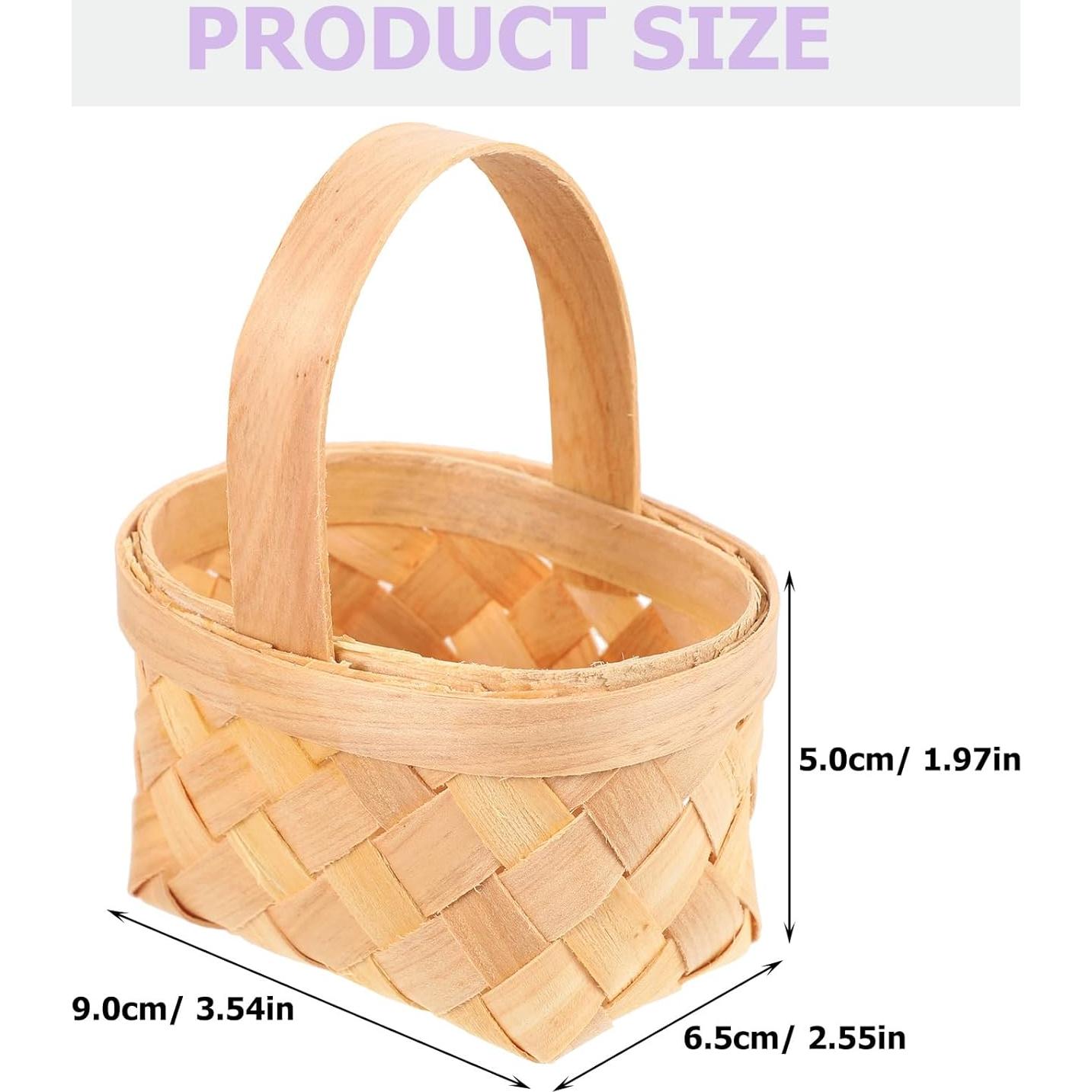 Cestas Tejidas a Mano Yardenfun 9x6.5cm para Almacenamiento