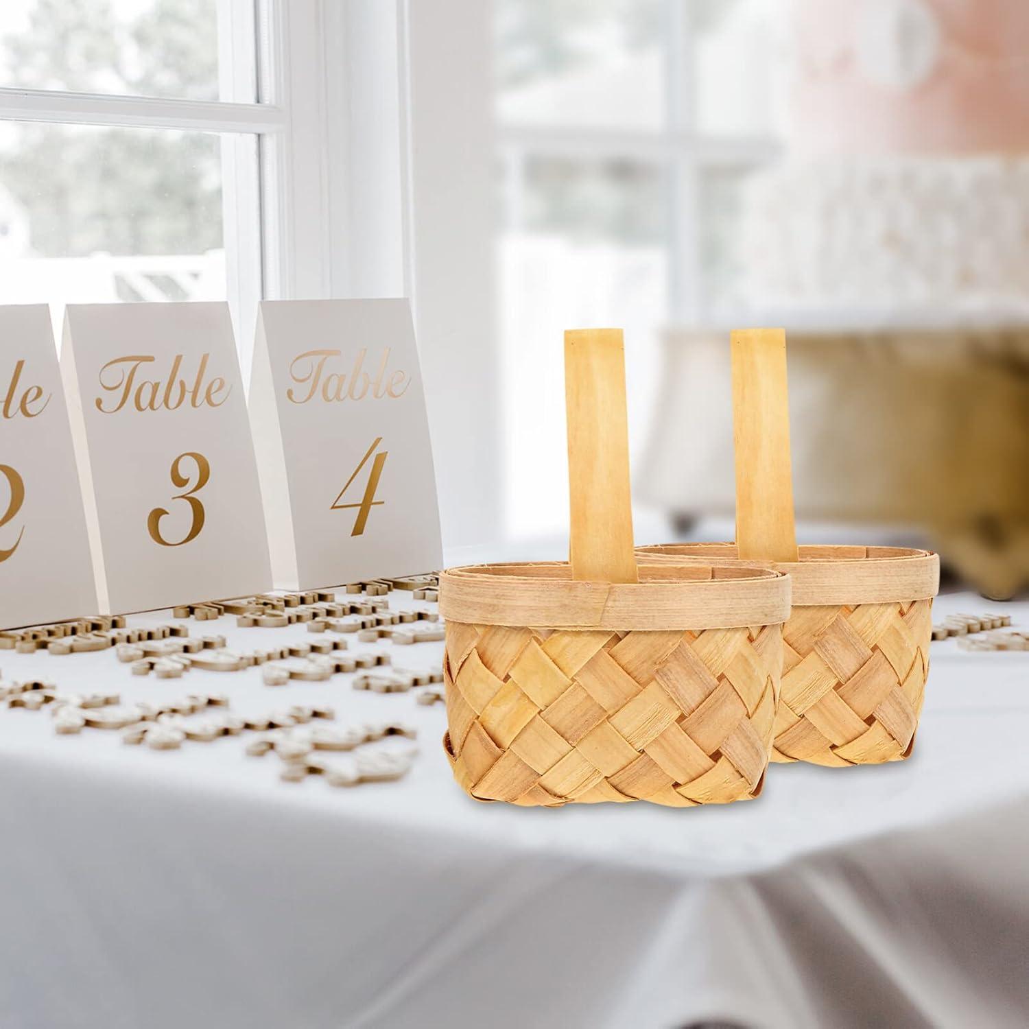 Cestas Tejidas a Mano Yardenfun 9x6.5cm para Almacenamiento