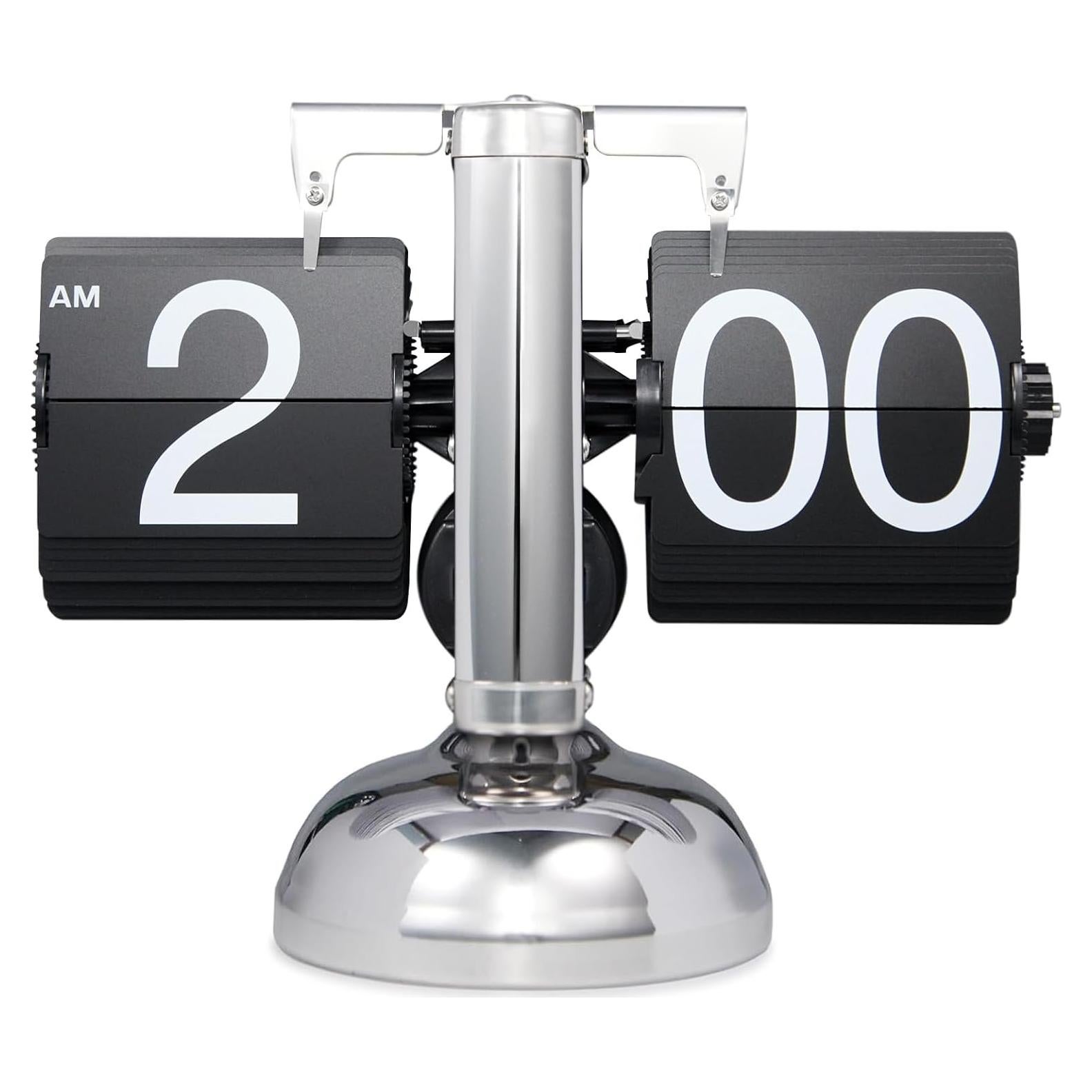 Reloj de Pared Digital Retro Wkevnu 21x16cm Negro