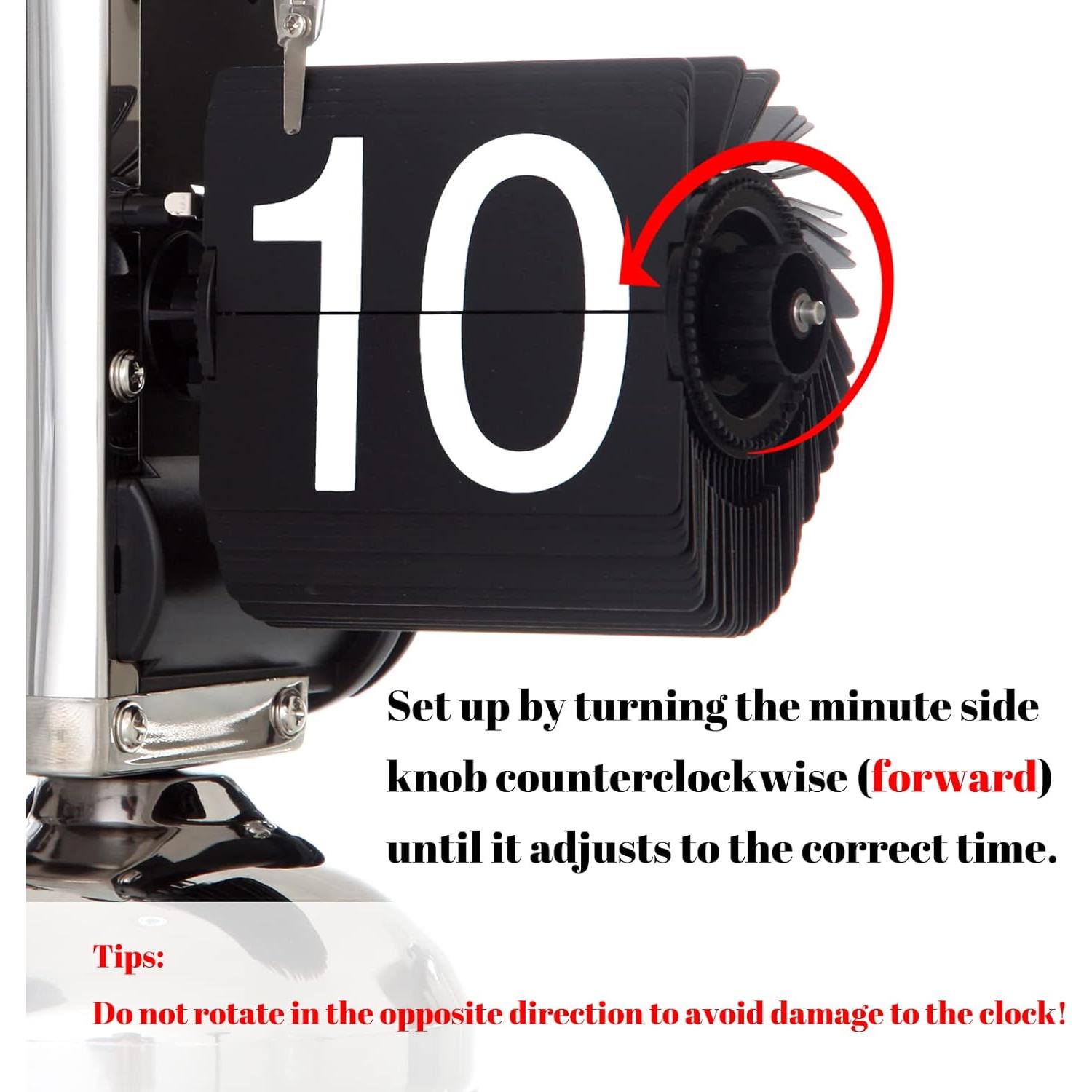 Reloj de Pared Digital Retro Wkevnu 21x16cm Negro