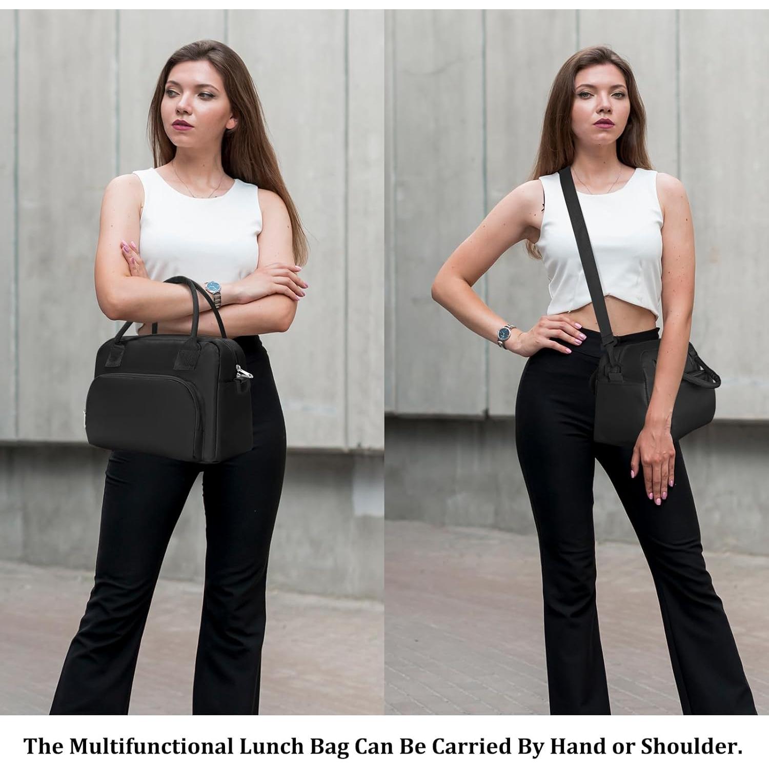 Bolsa de Almuerzo Aislada MEXS Grande Negra 11200 cm³