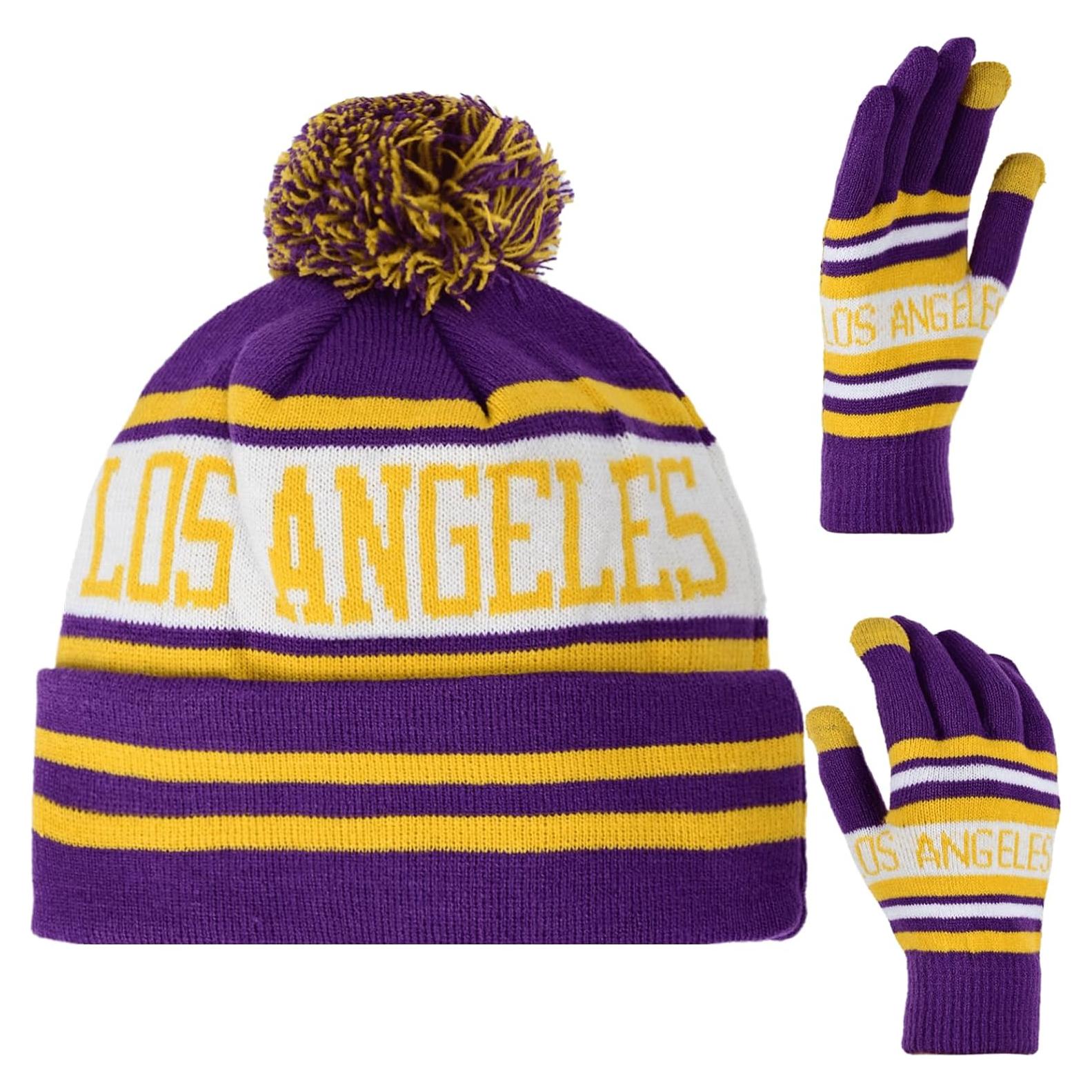 Gorro Beanie Vintage Clásico con Calavera y Guantes Táctiles