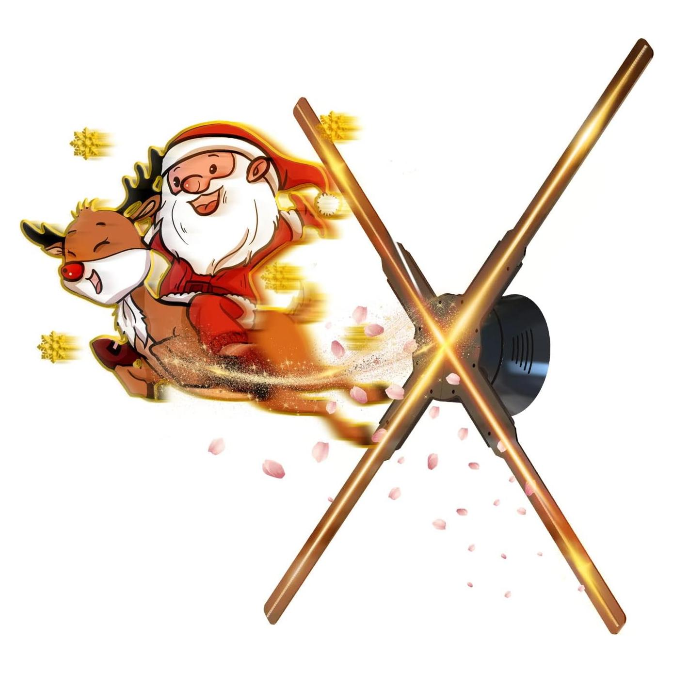 Ventilador Holográfico 3D Missyou MS45S4 45cm LED HD Control Remoto