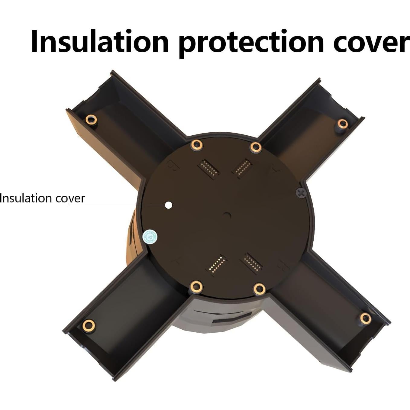 Ventilador Holográfico 3D Missyou MS45S4 45cm LED HD Control Remoto