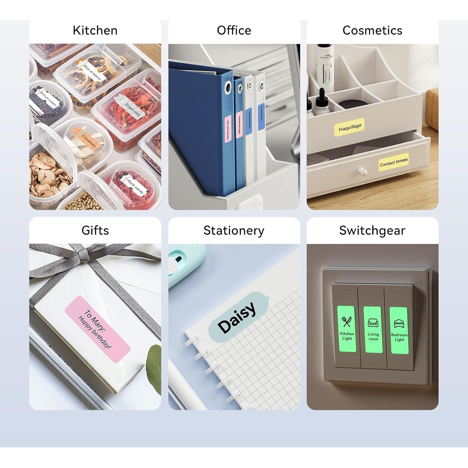 Etiquetas Adhesivas NIIMBOT D11 3 Rollos 12x40mm Azul