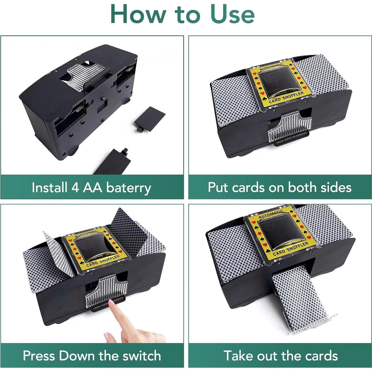Barajador de Cartas Automático Rareidel para 1-2 Mazos