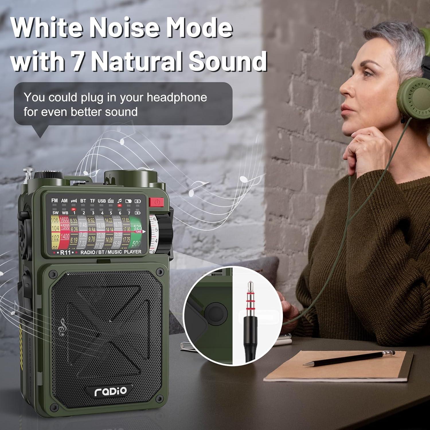 Radio de Emergencia Emgykit con Bluetooth y Linterna 4000mAh