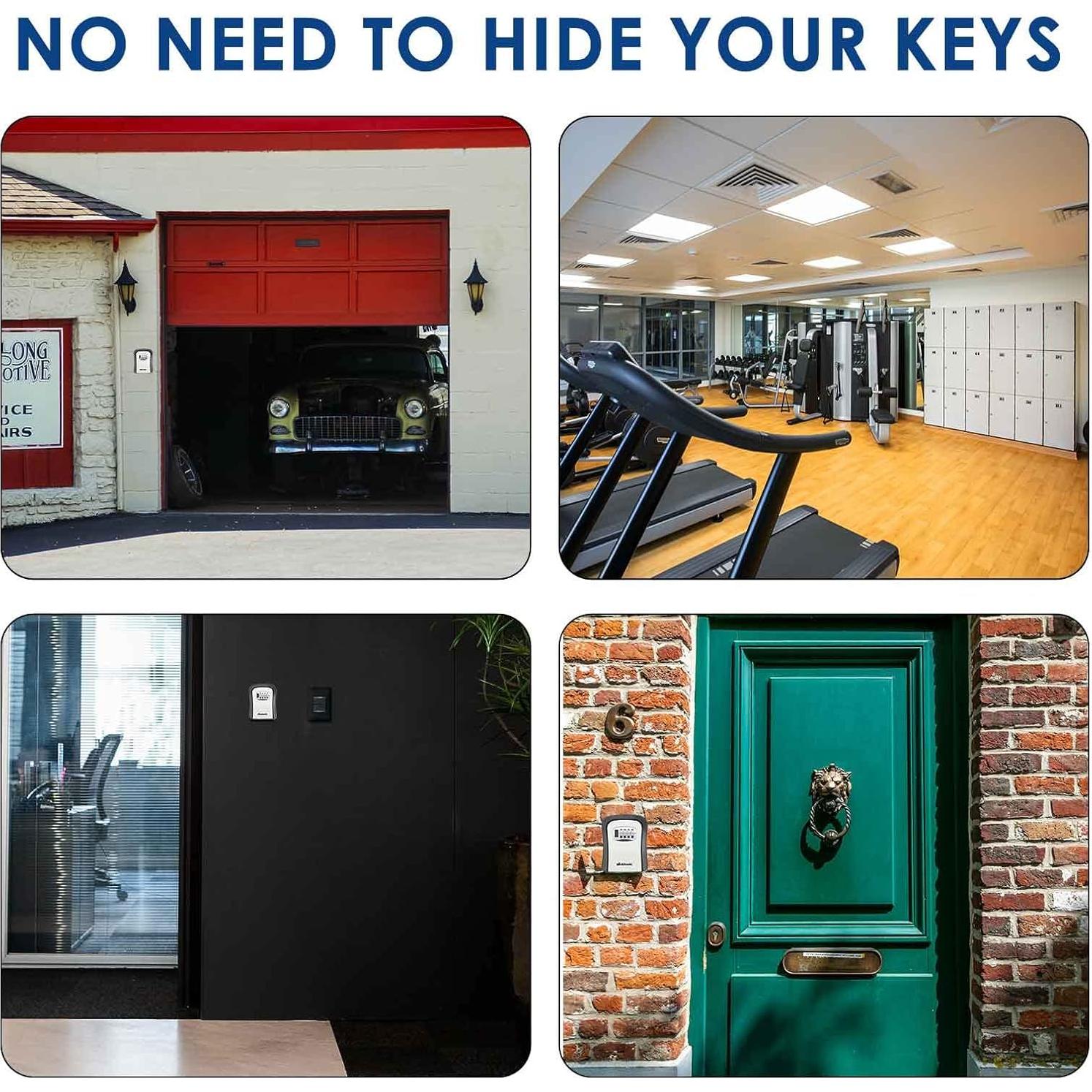 Caja de Llave GIVERARE con Cerradura de Combinación 4 Dígitos