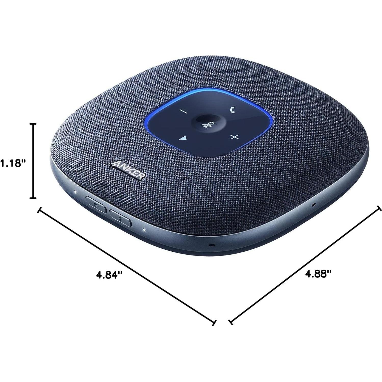 Altavoz Bluetooth Anker PowerConf S3, 6 Micrófonos, 24H Llamadas