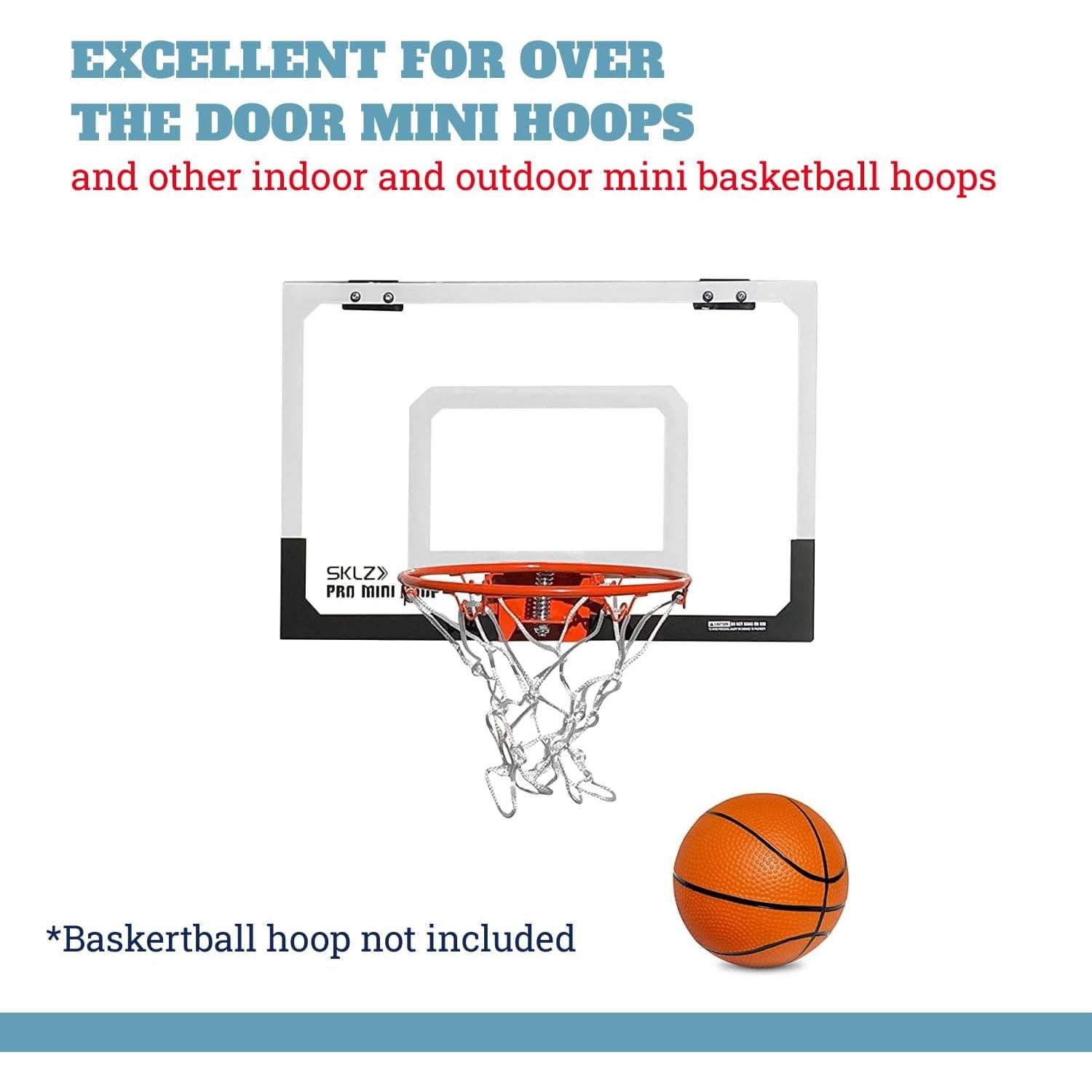 Botabee Set de 3 Pelotas de Baloncesto Mini 12,7 cm - Naranja y Negro