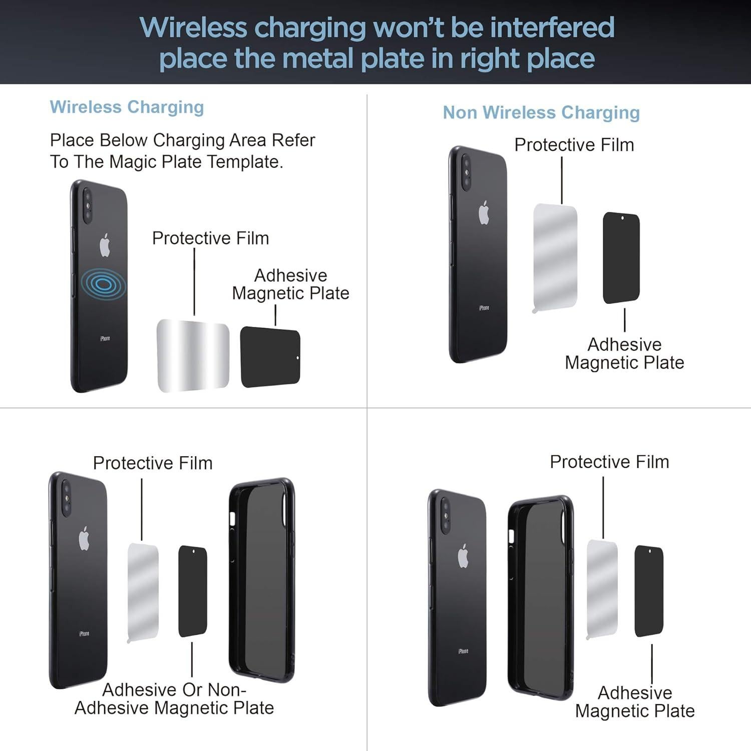 Soporte Magnético para Teléfono Móvil IPOW Brazo Largo 19.3cm