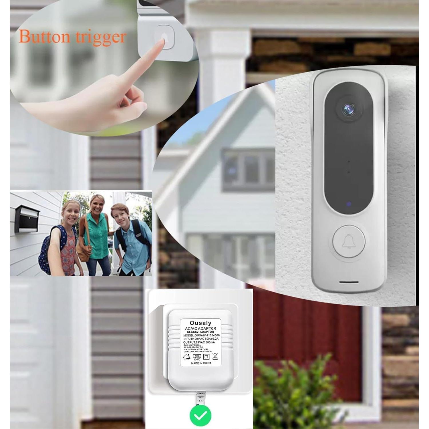 Adaptador de Corriente 24V Ousaly para Timbres y Termostatos