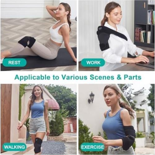 Rodillera de Terapia de Luz Roja CLMTAS Inalámbrica 3000mAh