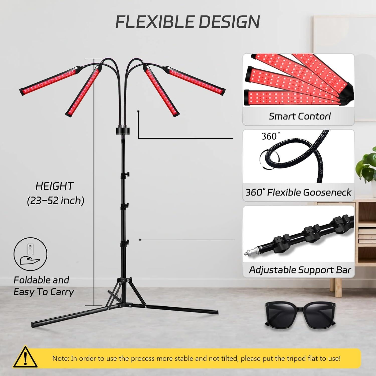 Terapia de Luz Roja Infrarroja Shomterade 180 LEDs 35W