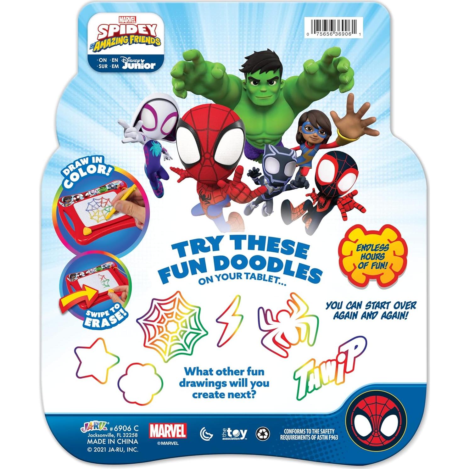 Pizarra Magnética Mágica JA-RU Spiderman 19x22 cm